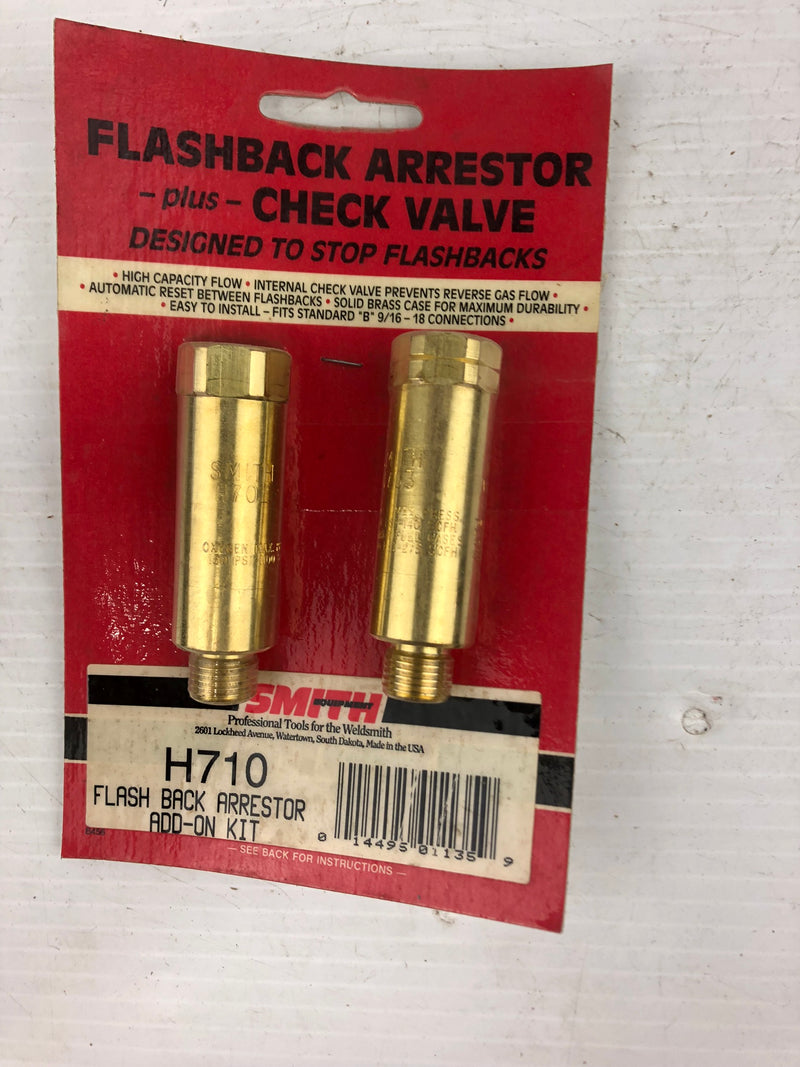 Smith H710 Flash Back Arrestor Add-On Kit