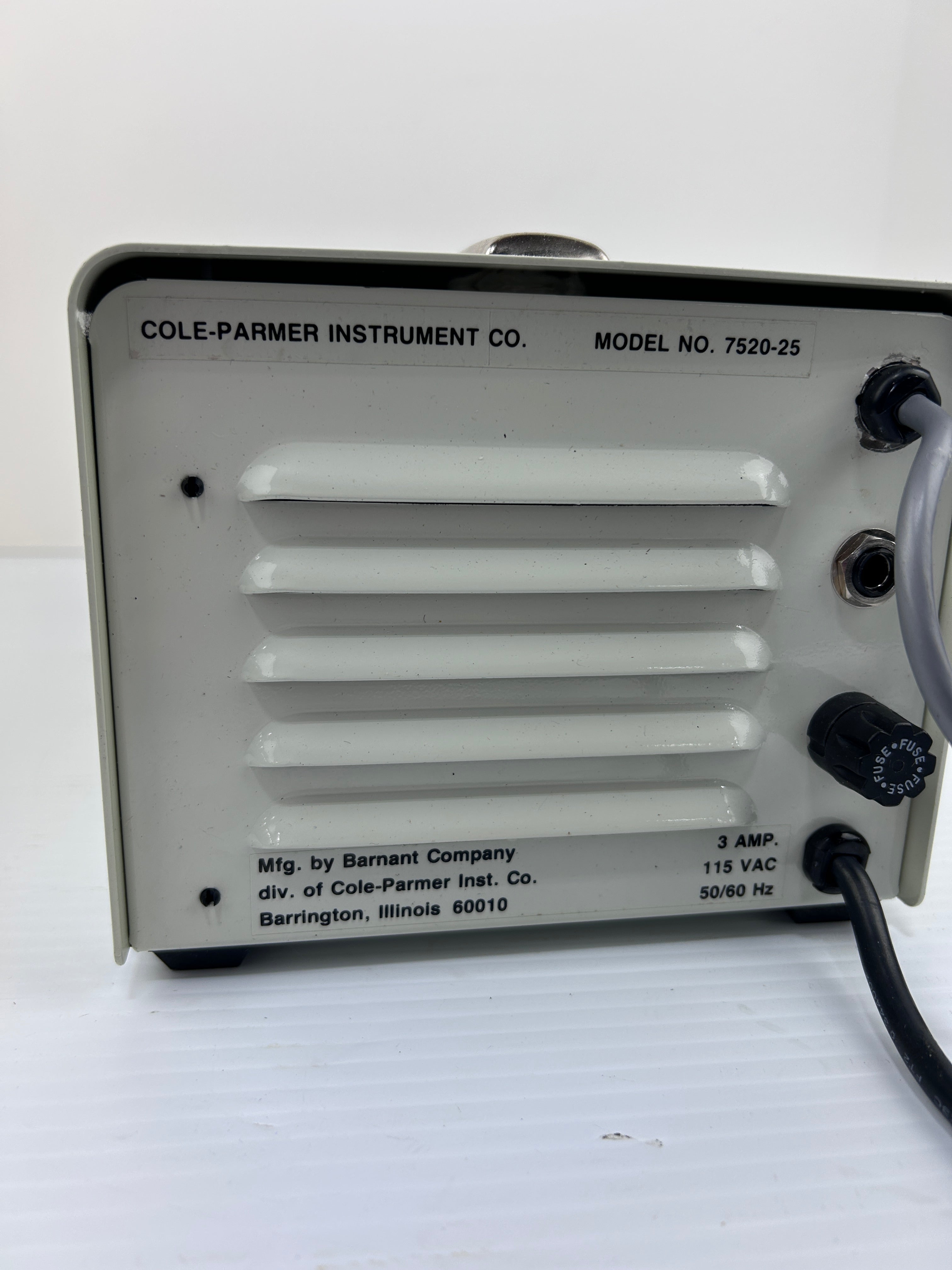 Cole-Parmer 7520-25 Masterflex Peristaltic Pump Drive Easy-Load II L/S Pump Head