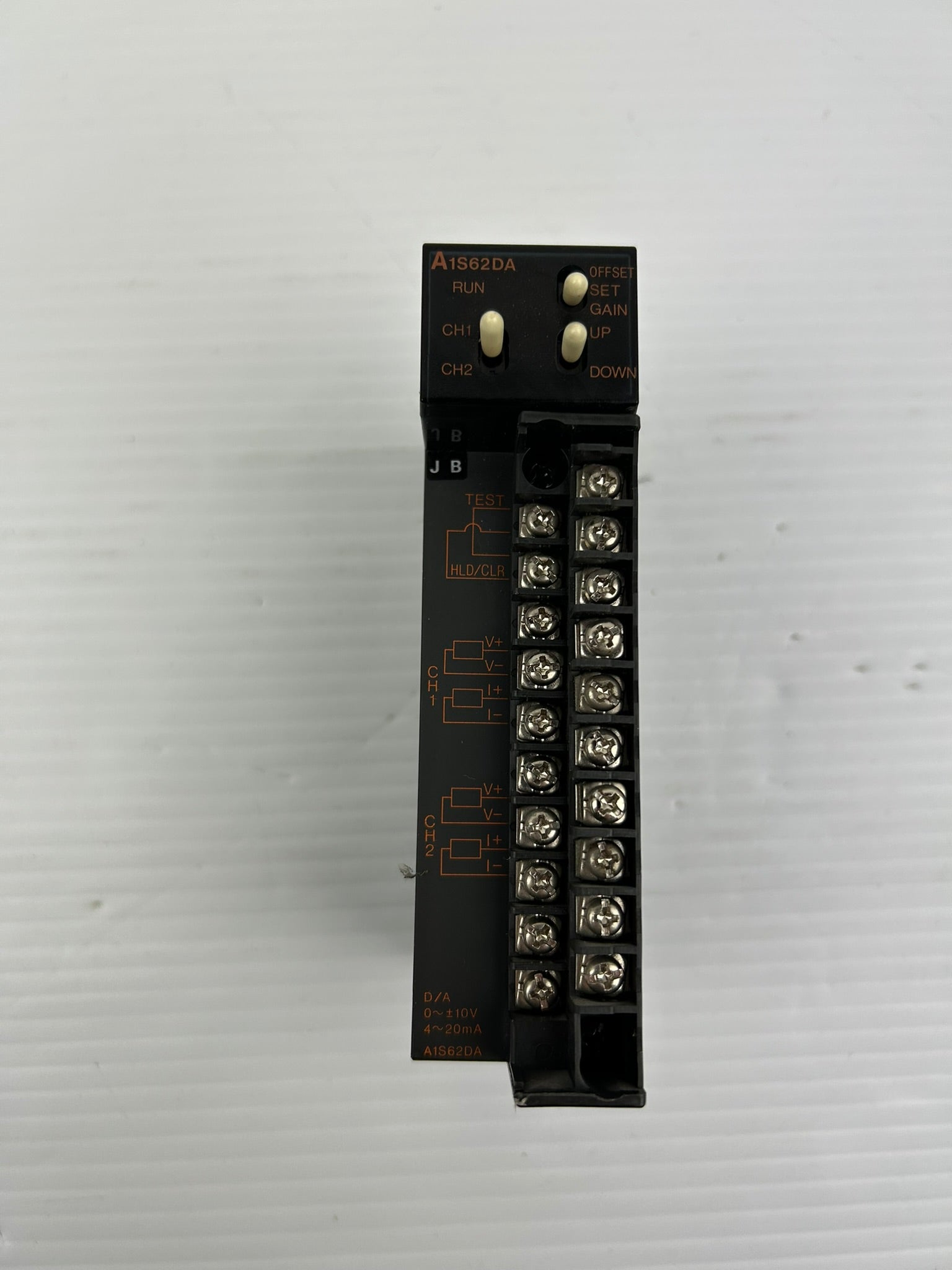 Mitsubishi A1S62DA D/A Converter Unit PLC Module 0~+/-10V 4~20mA
