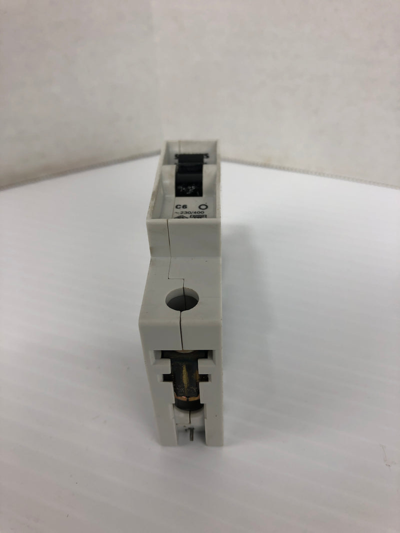 Siemens 5SX21 Circuit Breaker C6 227VAC 6A 1P