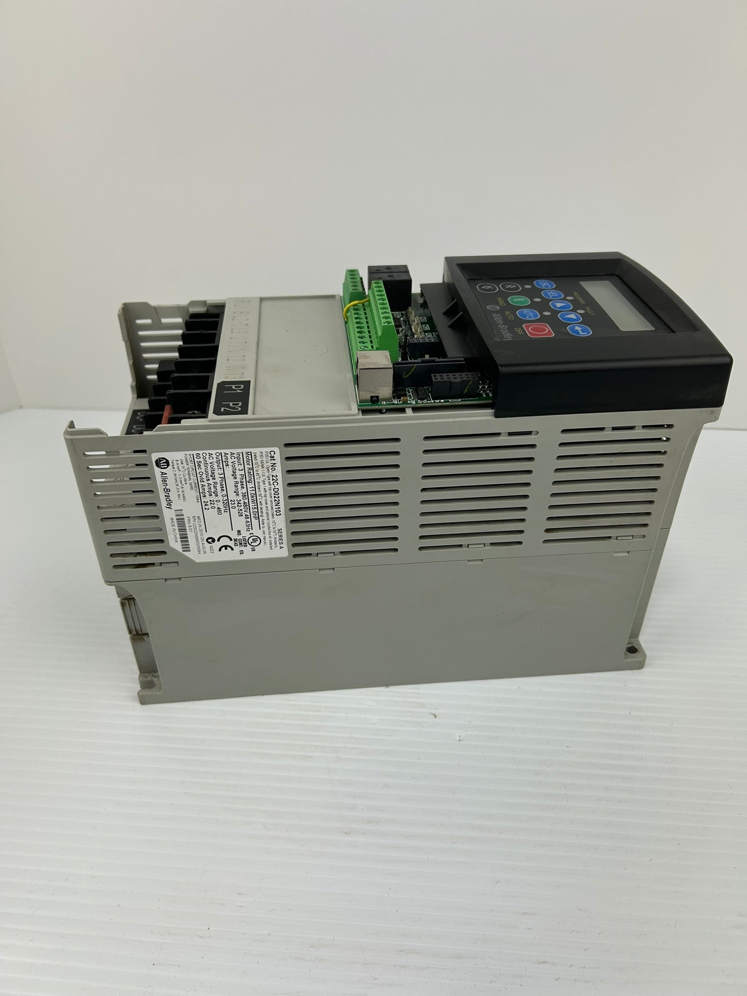 Allen Bradley 22C-D022N103 Power Flex 400 AC Drive Series A - Missing Top Cover