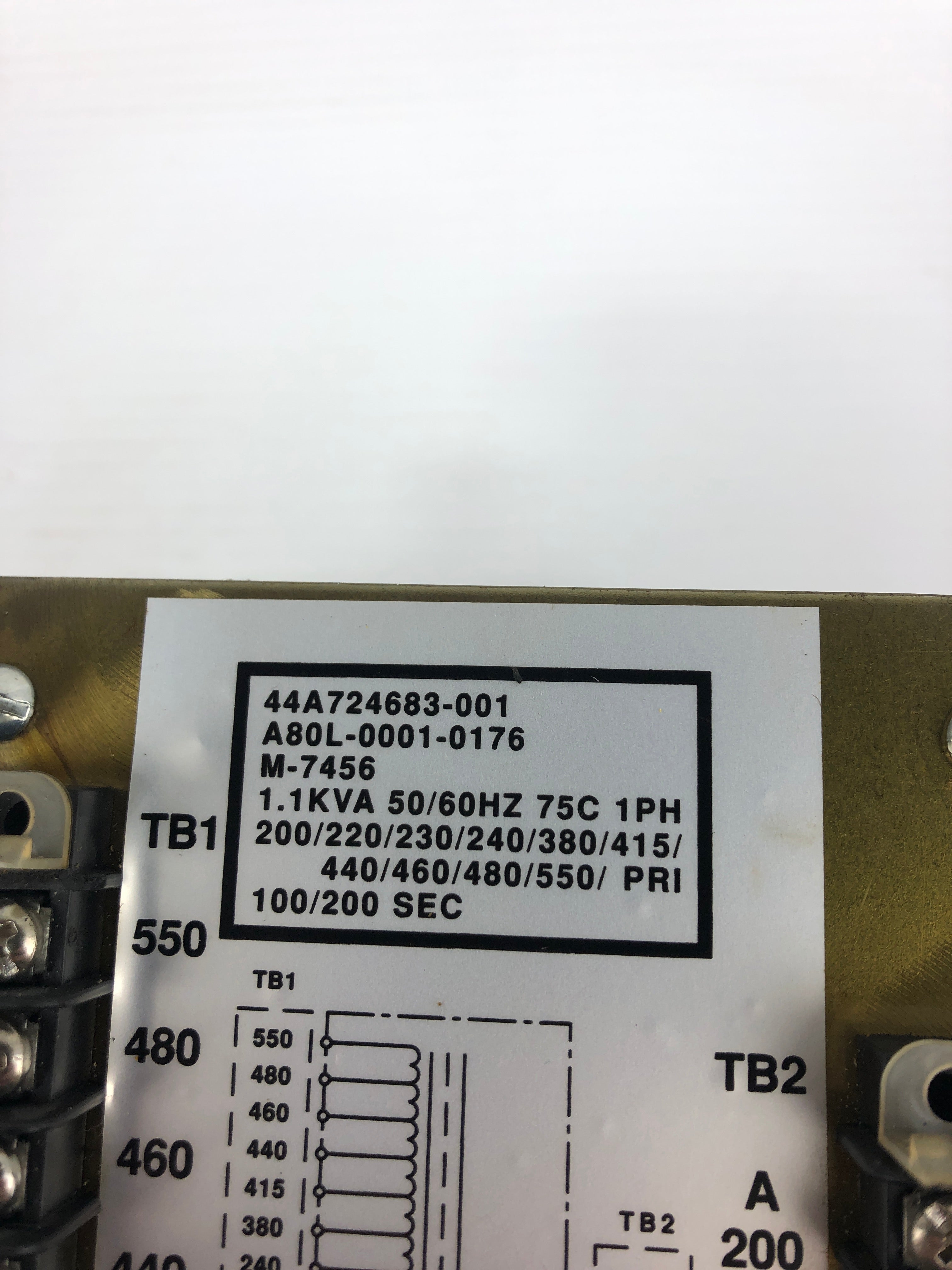 Fanuc A80L-0001-0176 Transformer 1.1kVA 1 PH