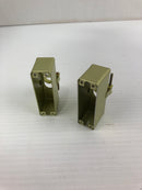 Winchester Electronics MRE 50 H8 Connector Hood - Lot of 2