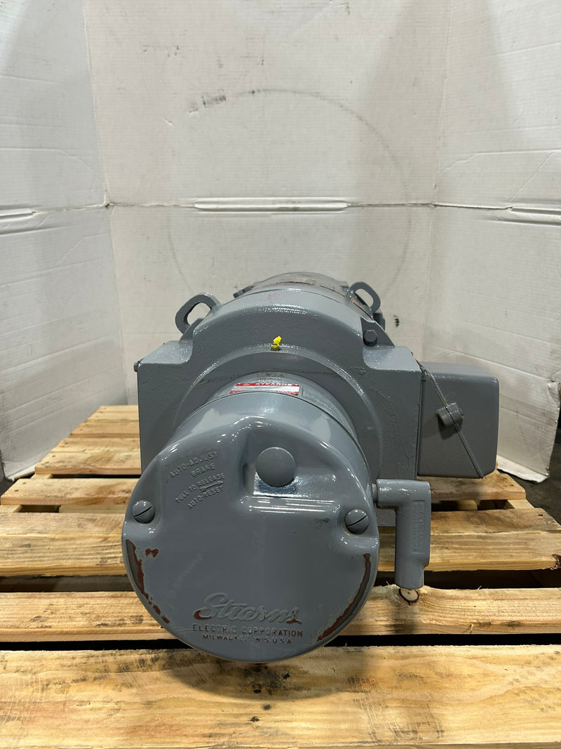 General Electric 5CD184WC803A800 Kinamatic DC Motor 15HP with Stearns 1-087-0613