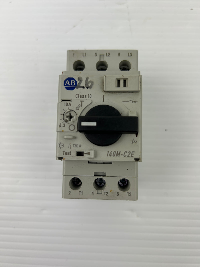 Allen-Bradley 140M-C2E-C10 Motor Protector Circuit Breaker Series C 140M-C2E