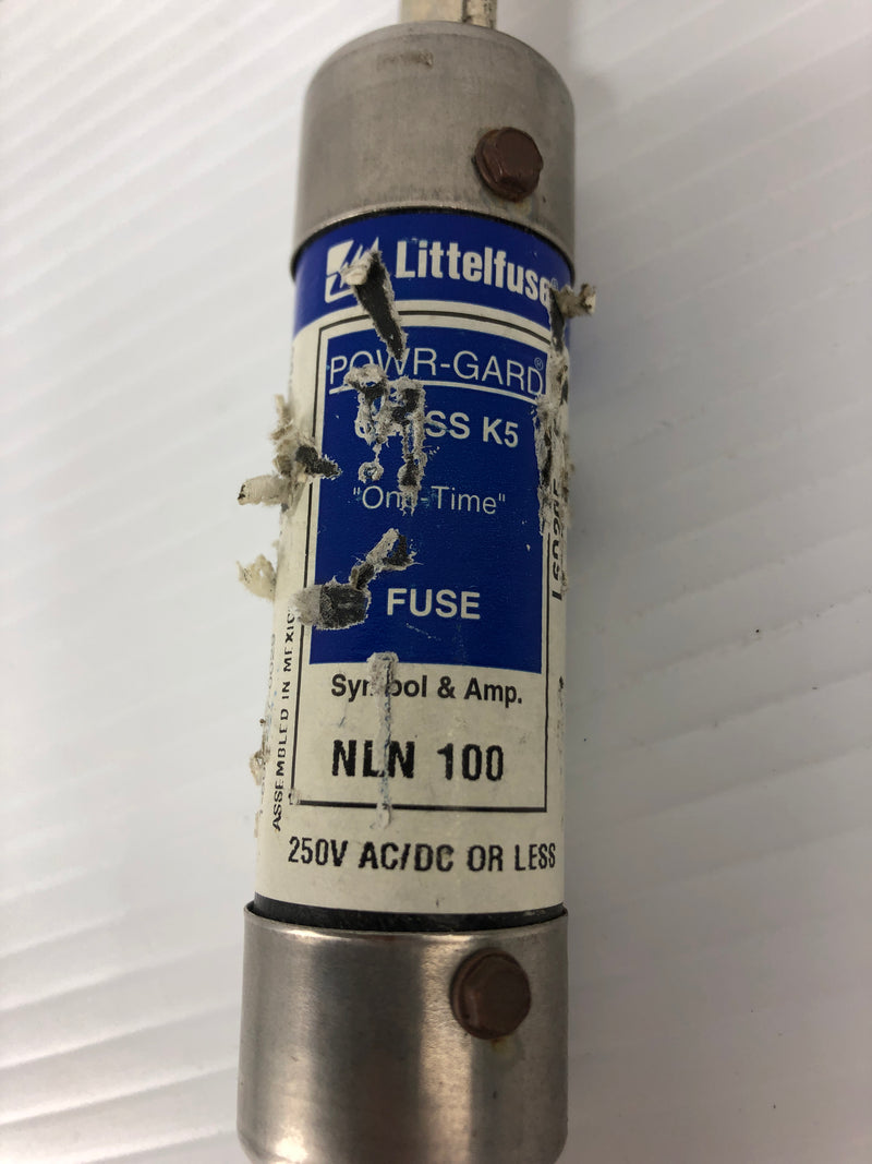 Littelfuse NLN100 Fuses Class K5 250V 100A - Lot of 2