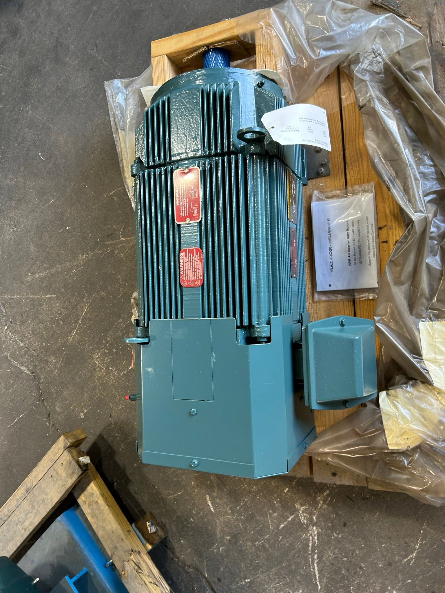 ABB Baldor Reliance 60HP Inverter Duty AC Motor F25-A000-0274 TEFC 460V 3PH