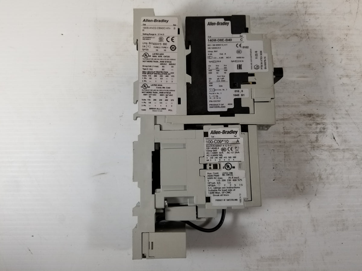 Allen-Bradley 190S-AND2-DB40C-KN-R Compact Combination Starter