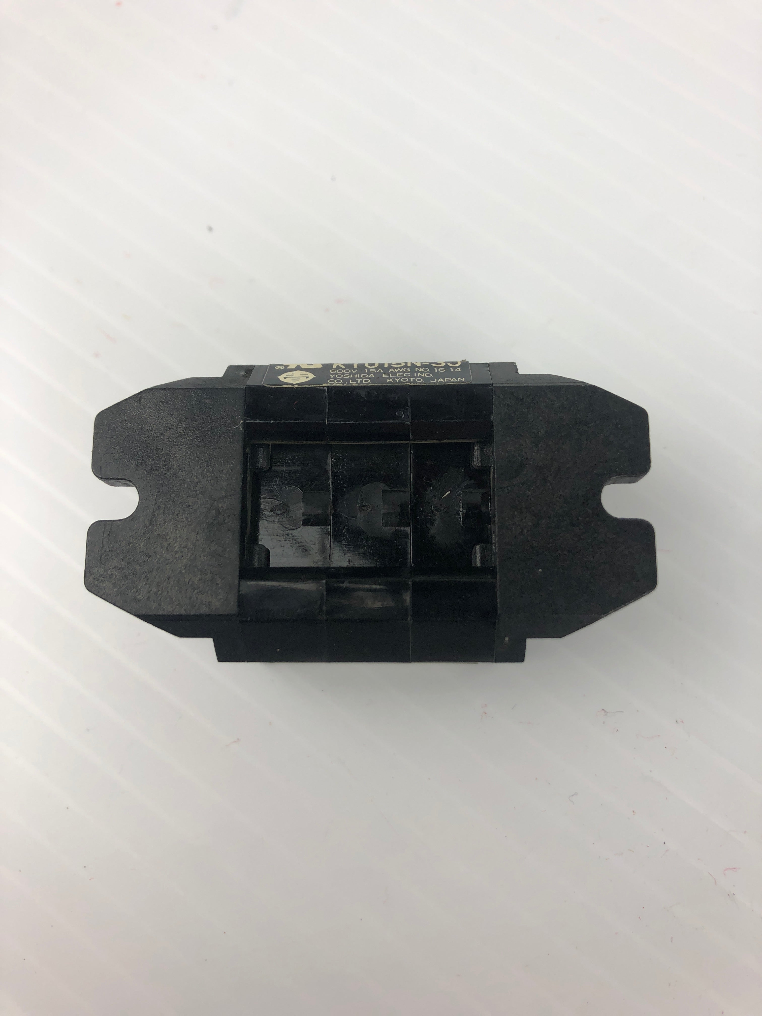 Yoshida Electric KTU15N-3J Terminal Block 600V 15A 3P