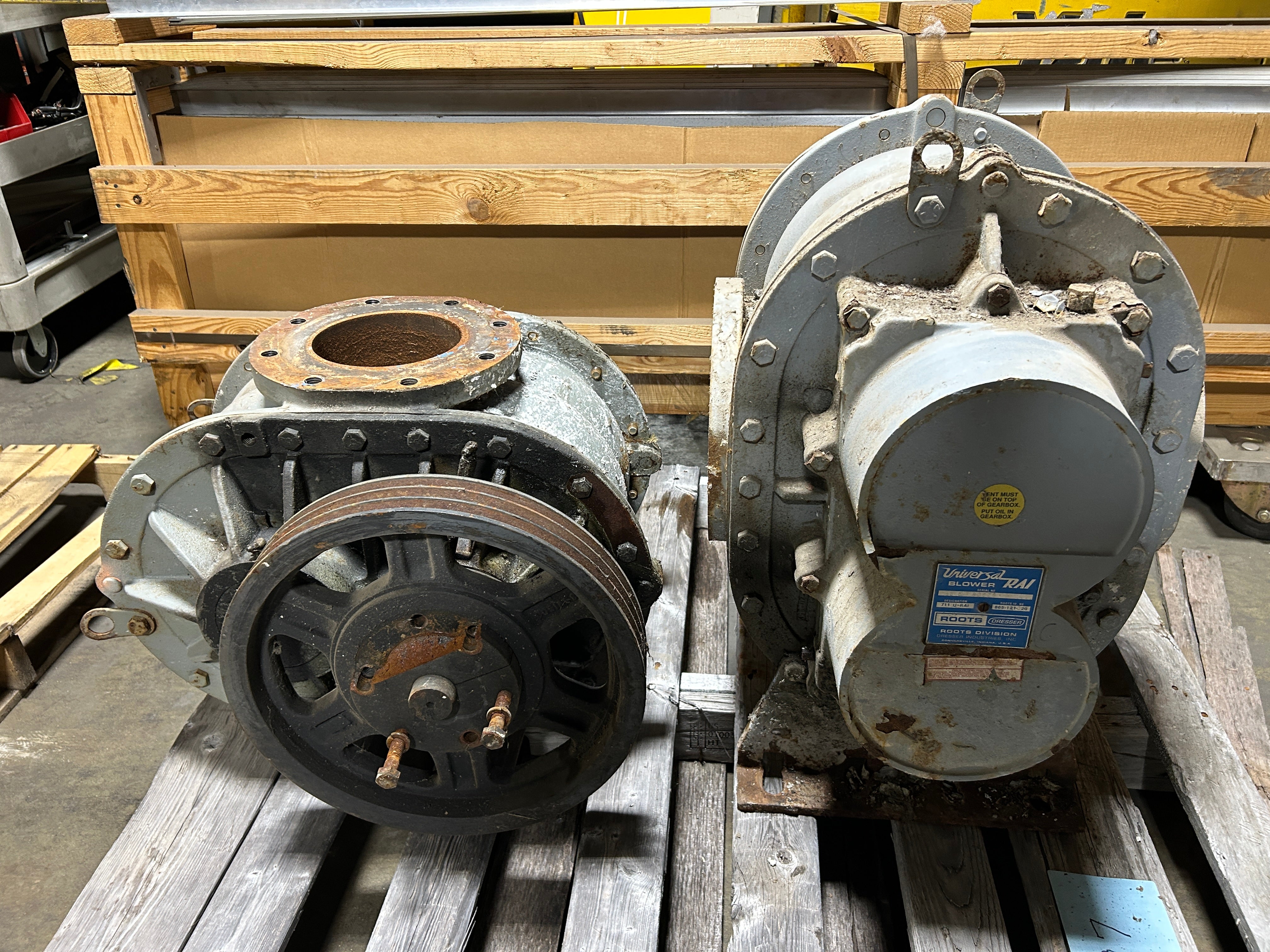 Dresser Roots 711 U-RAI Universal RAI Rotary Lobe Blower