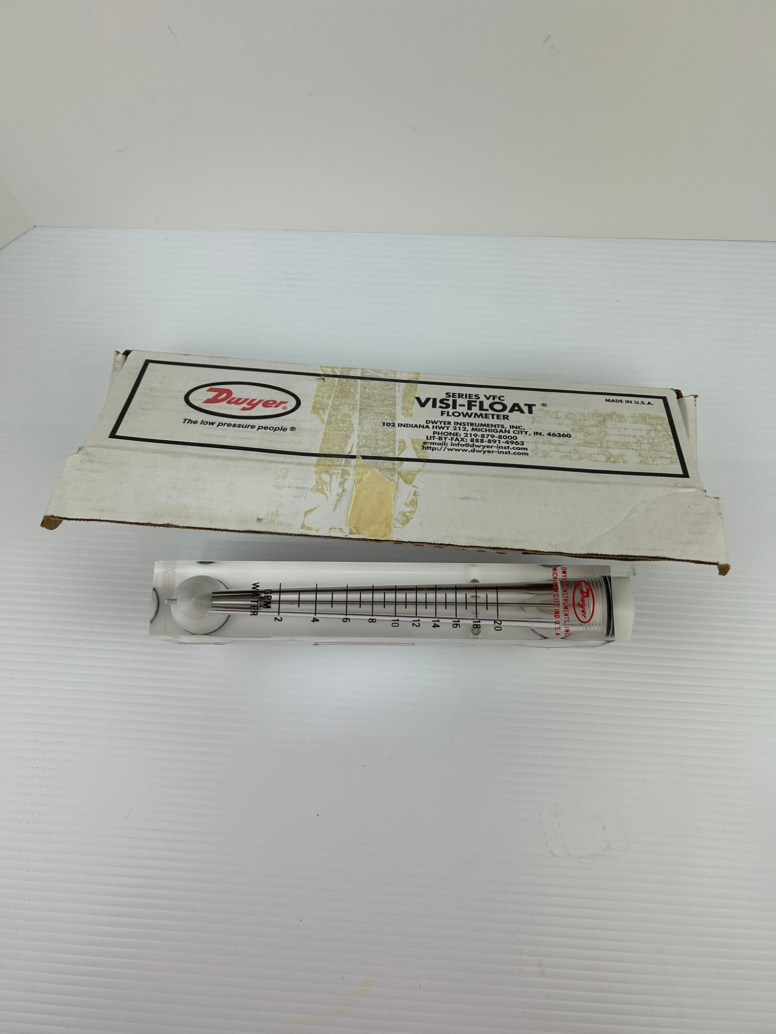 Dwyer VFC VFC-II-143-FDA-VIT VISI-FLOAT Flowmeter S45L