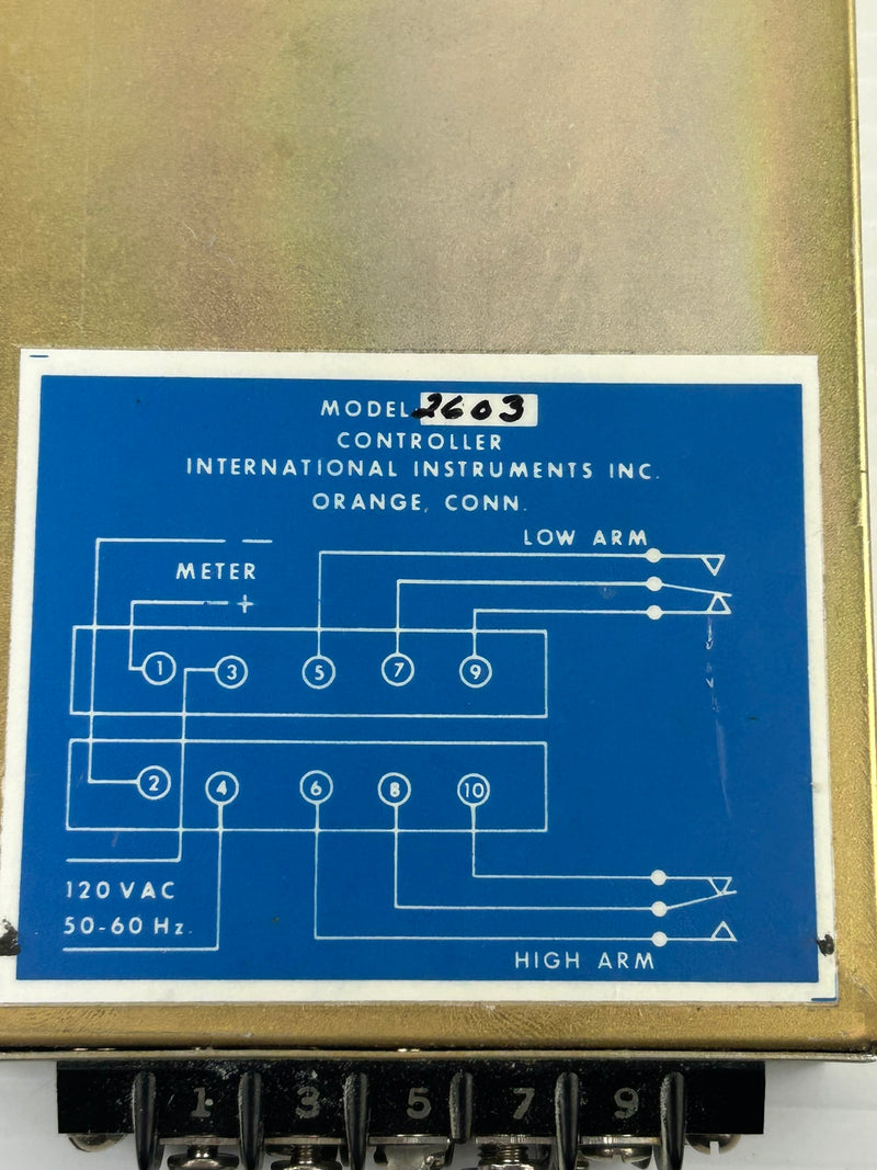 International Instruments 2603 Panel Meter 0-30DCMA 805-8320-530 92603039 7933