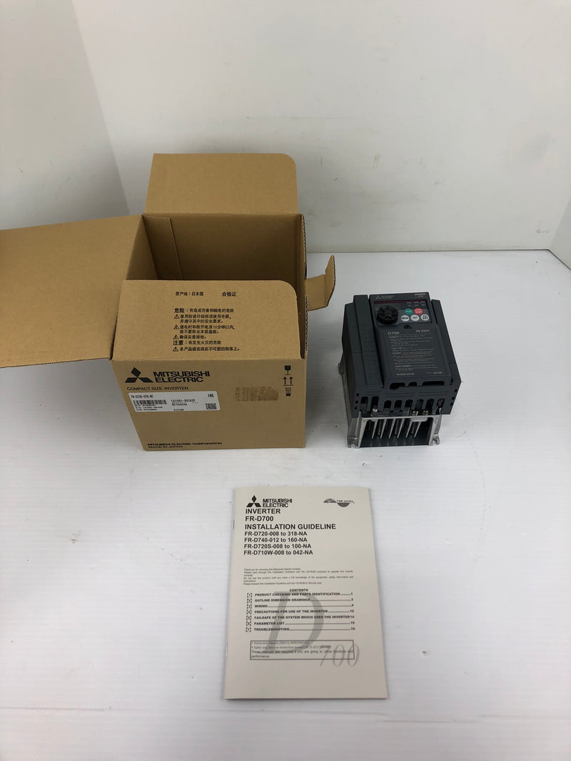 Mitsubishi D720-070-N7 VFD Inverter Drive Compact