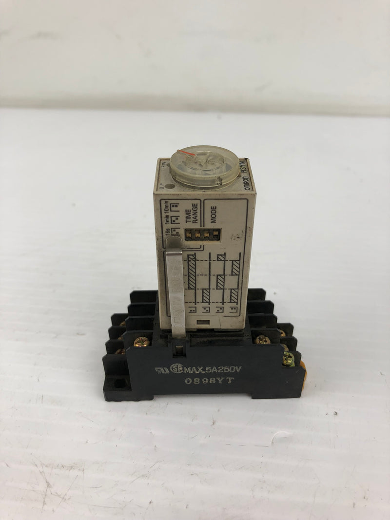 Omron H3YN Time Delay Relay with Base 0898YT