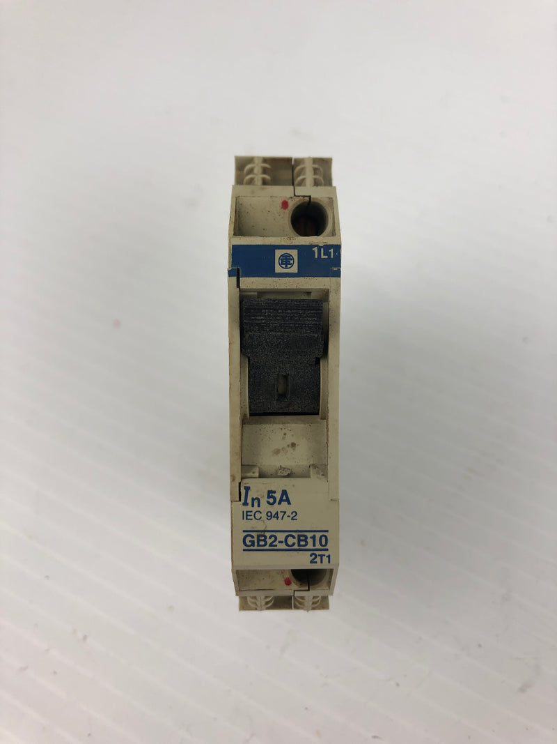 Telemecanique GB2-CB10 Circuit Breaker Protector 48V 5A