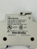 Allen-Bradley 1492-FB1C30 Fuse Holder Series A 600V 30A 1P - Lot of 2