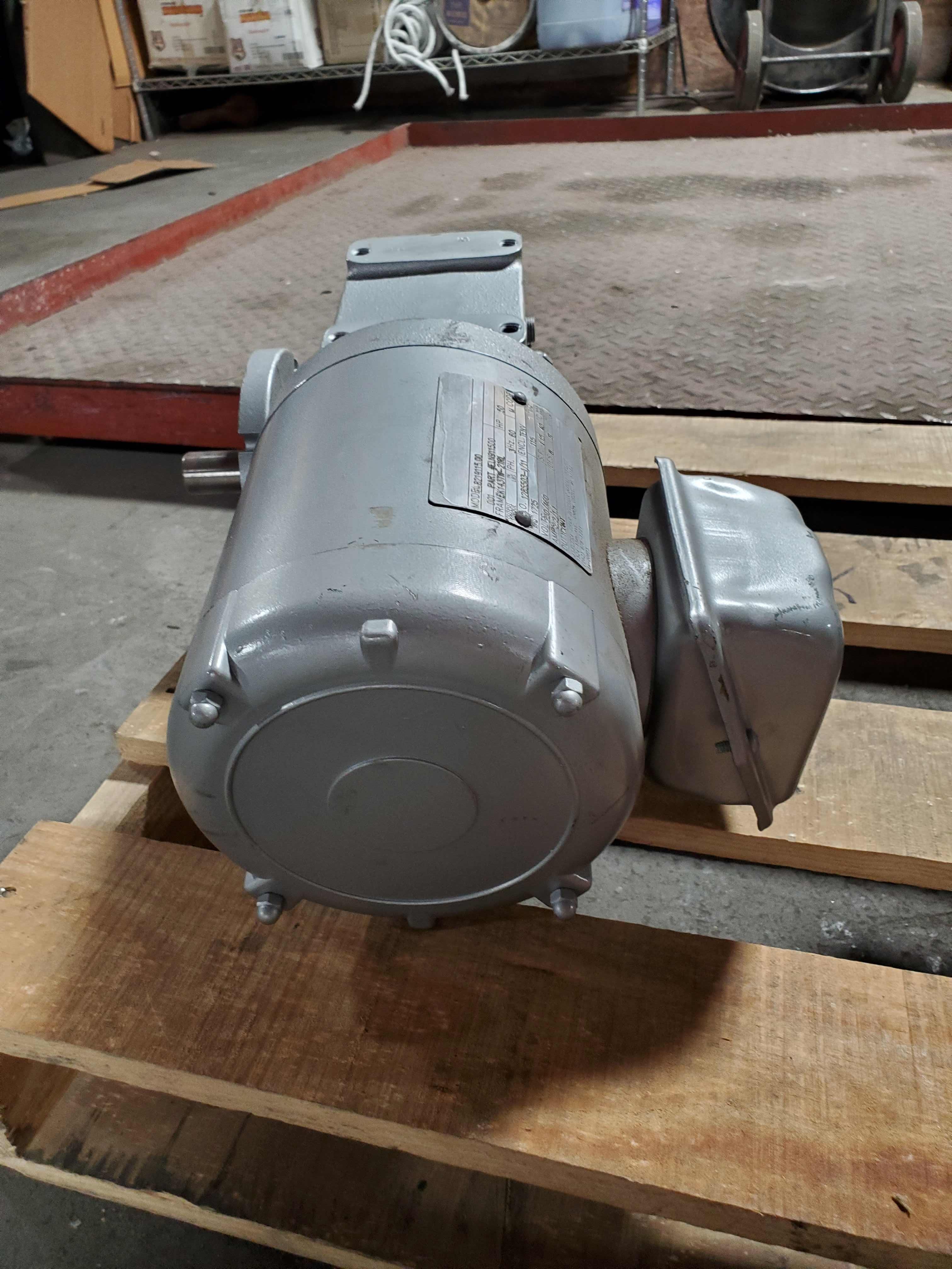 Electra-Gear EL-FLMG821-15-LL-EK50ETW Gear Motor 3 PH, 60Hz, .50 HP, 1725 RPM