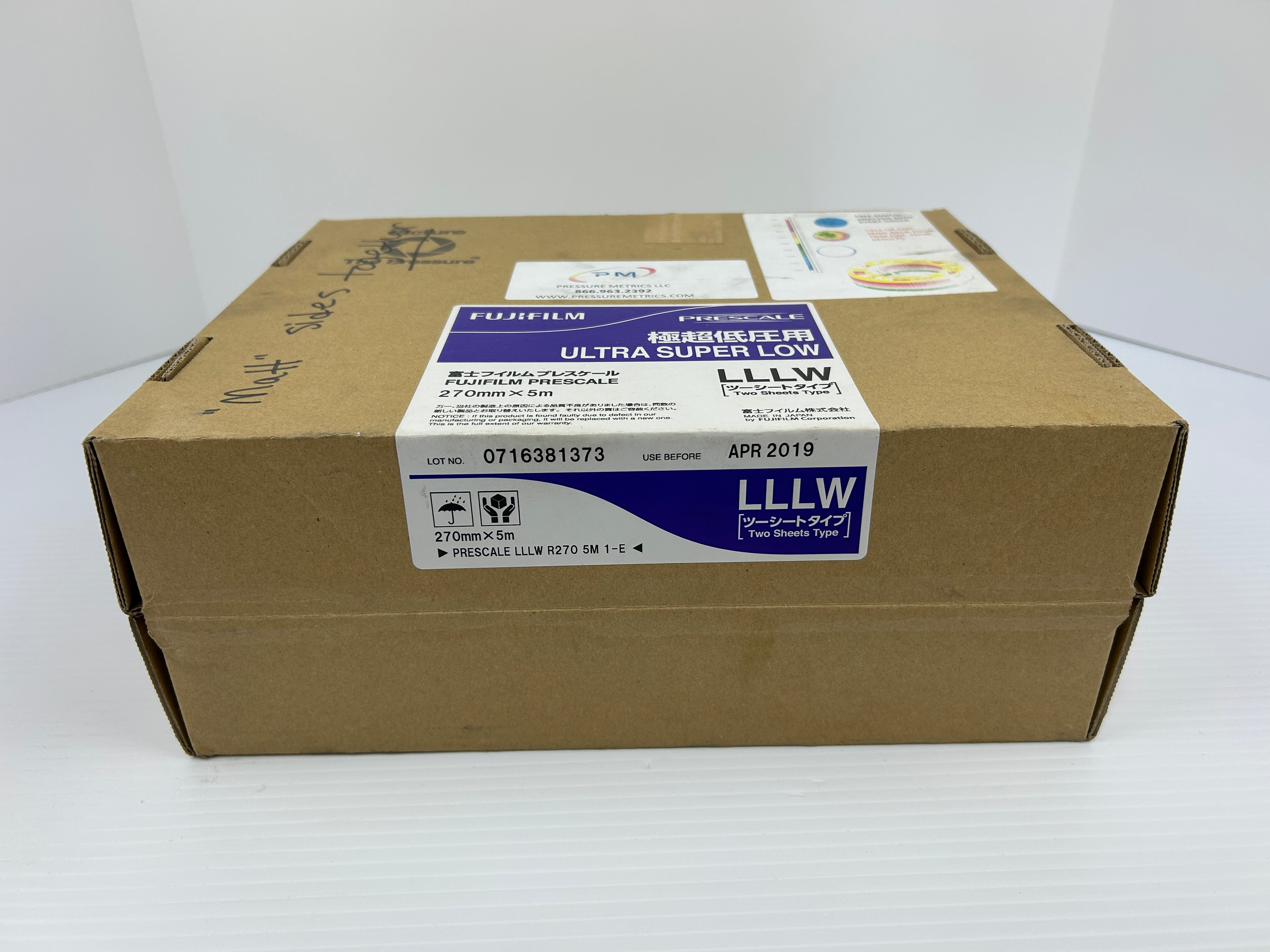 Fujifilm Prescale LLLW-R270-5M-1-E Ultra Super Low Film LLLW LLLW-R270-5M-1 4/19