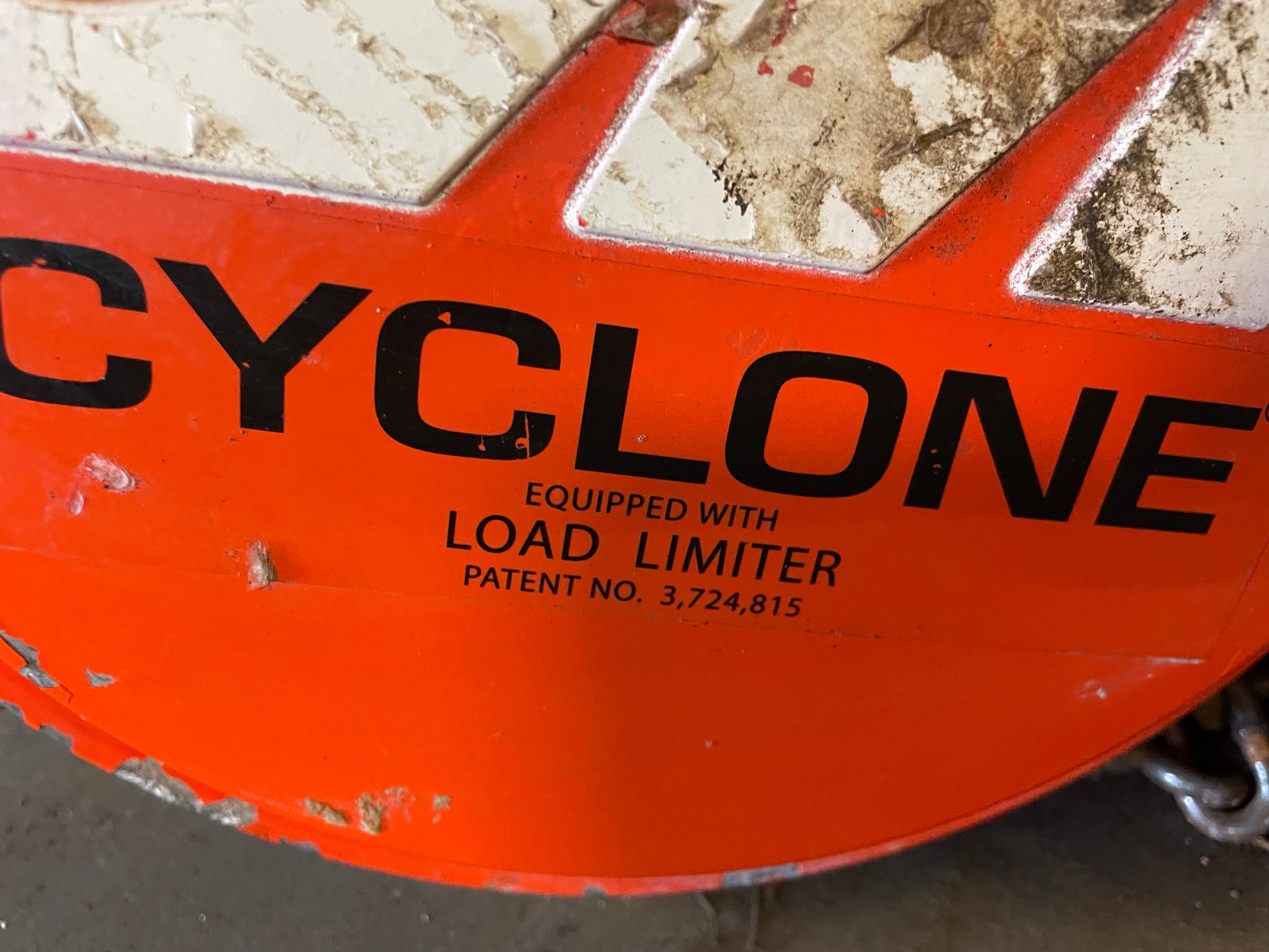 CM Cyclone S5863TB 2 Ton Manual Chain Fall Hoist with Load Limiter