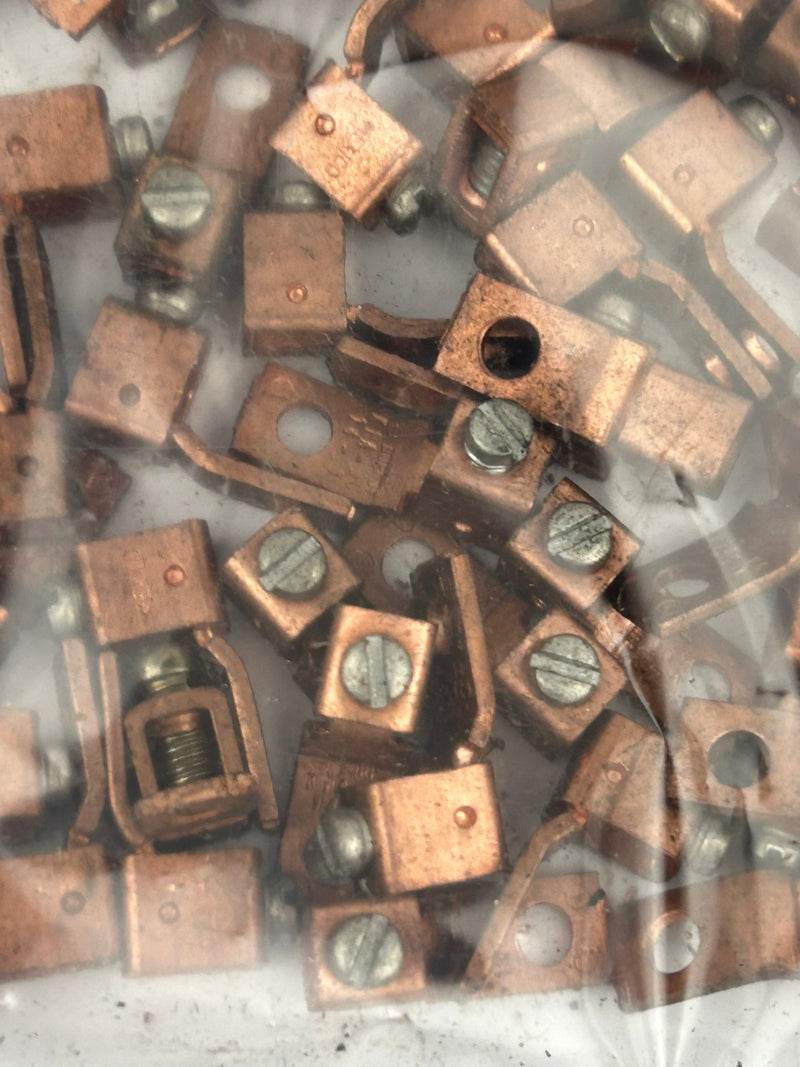 Burndy KP4-8C 14-8 Copper ILSCO Terminal Lug Connectors - Lot of 100