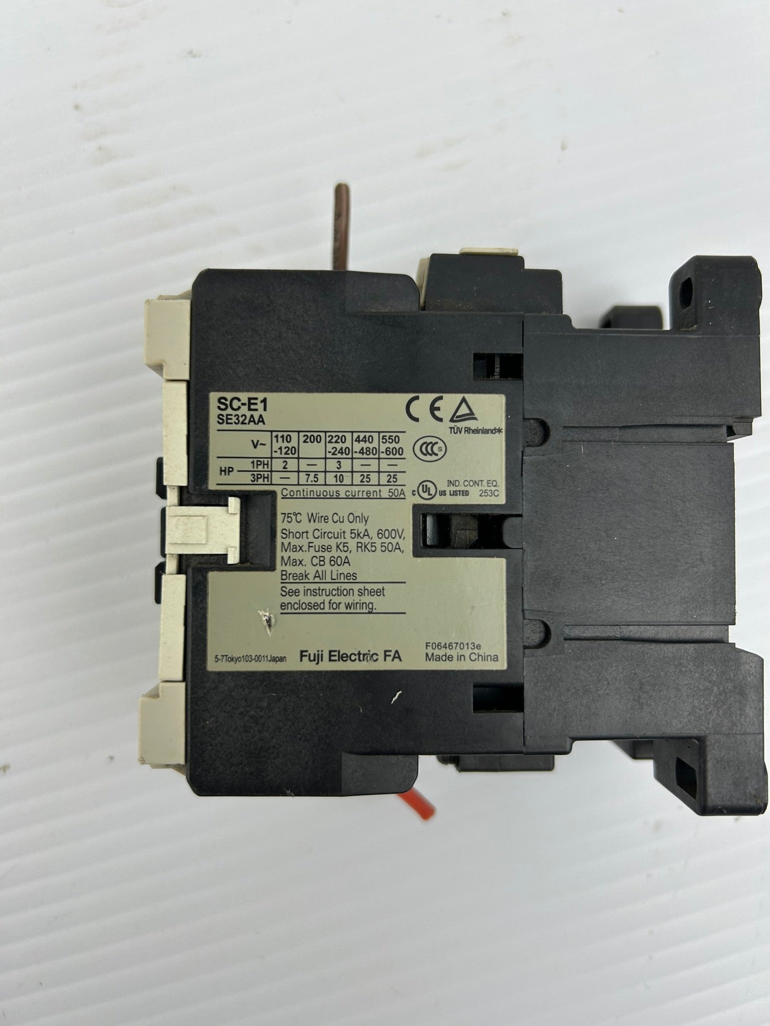 Fuji Electric SC-E1 Contactor SE32AA
