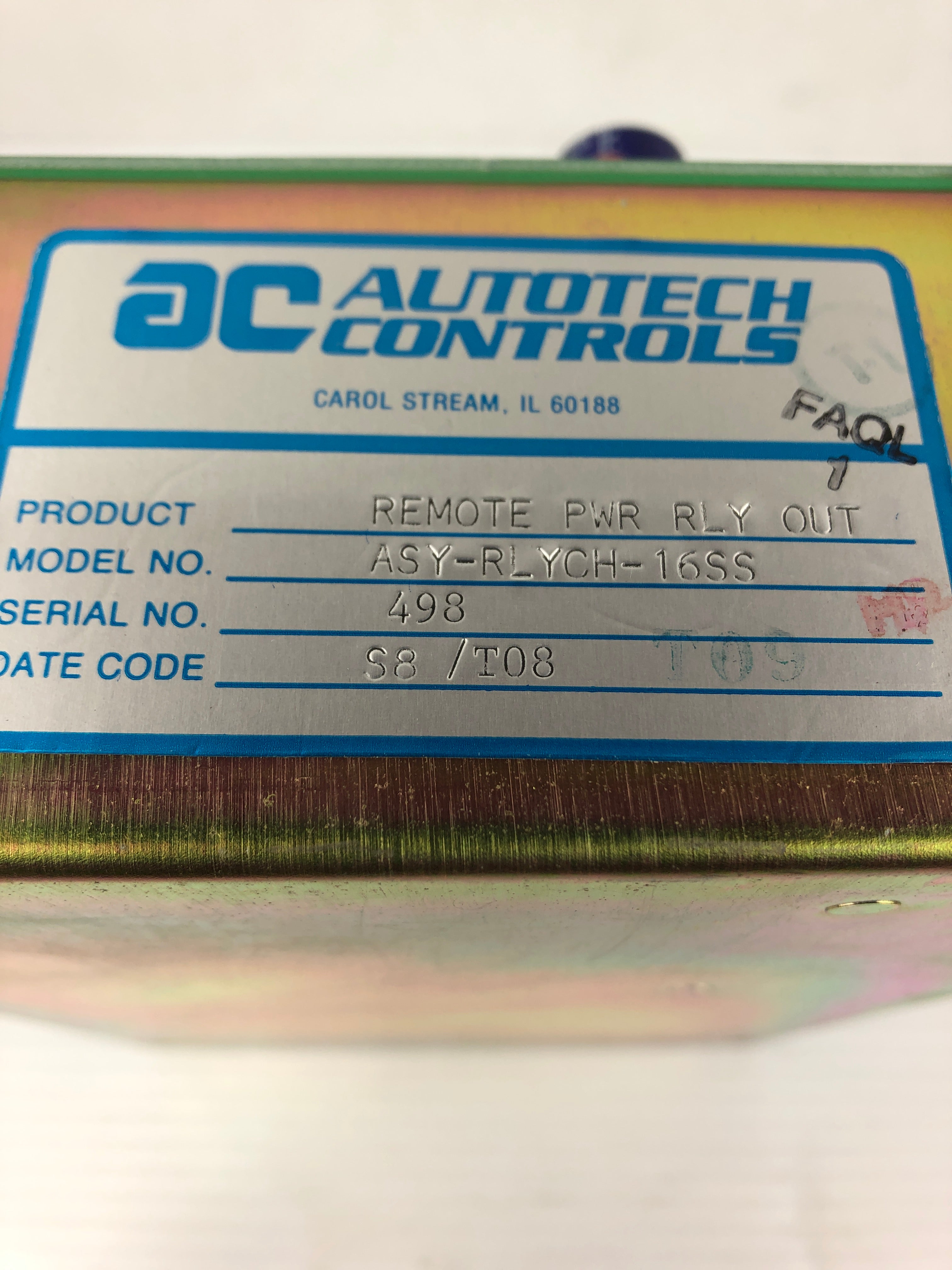 Autotech Controls ASY-RLYCH-16SS Remote Power Supply Relay Output