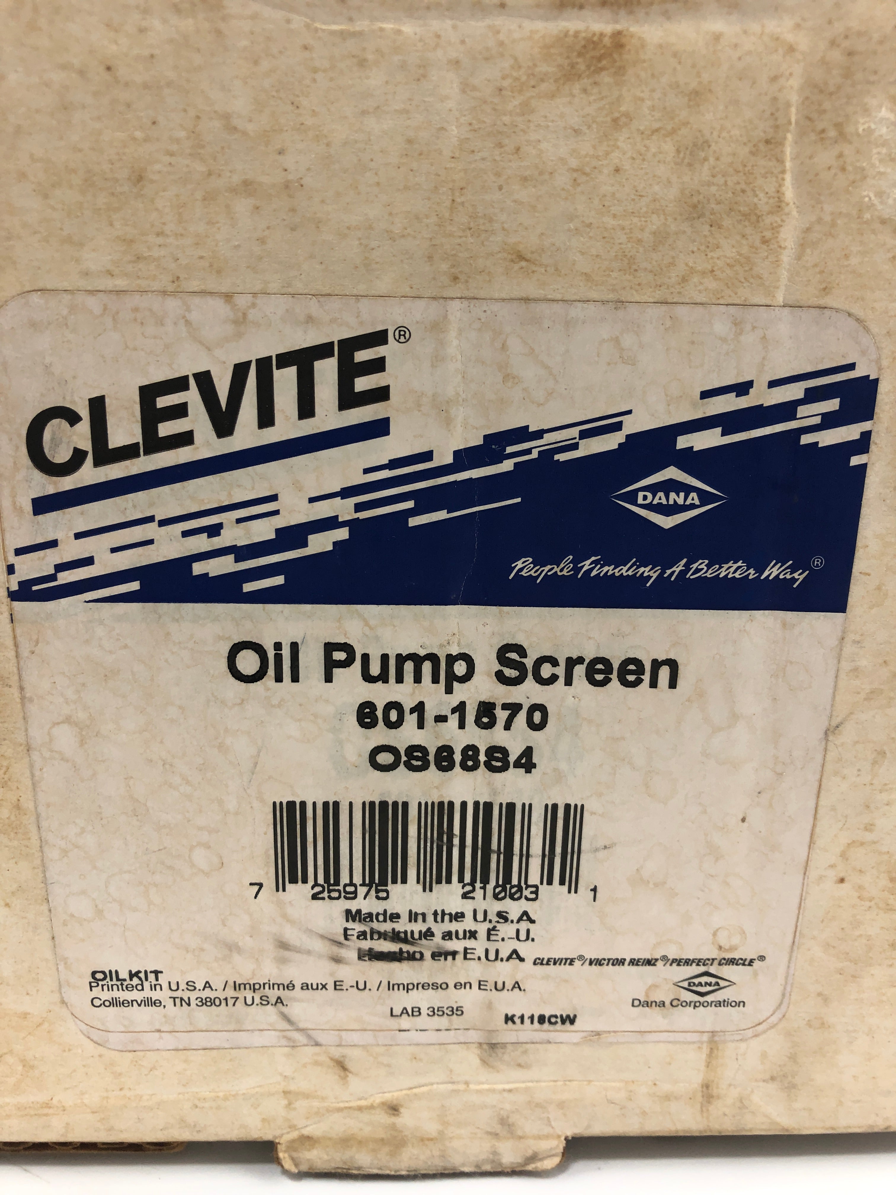 Clevite 601-1570 Engine Oil Pump Pickup Tube 6011570