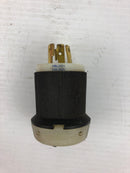 Hubbell Turn and Pull Plug HBL2321 20A 250V - Lot of 3