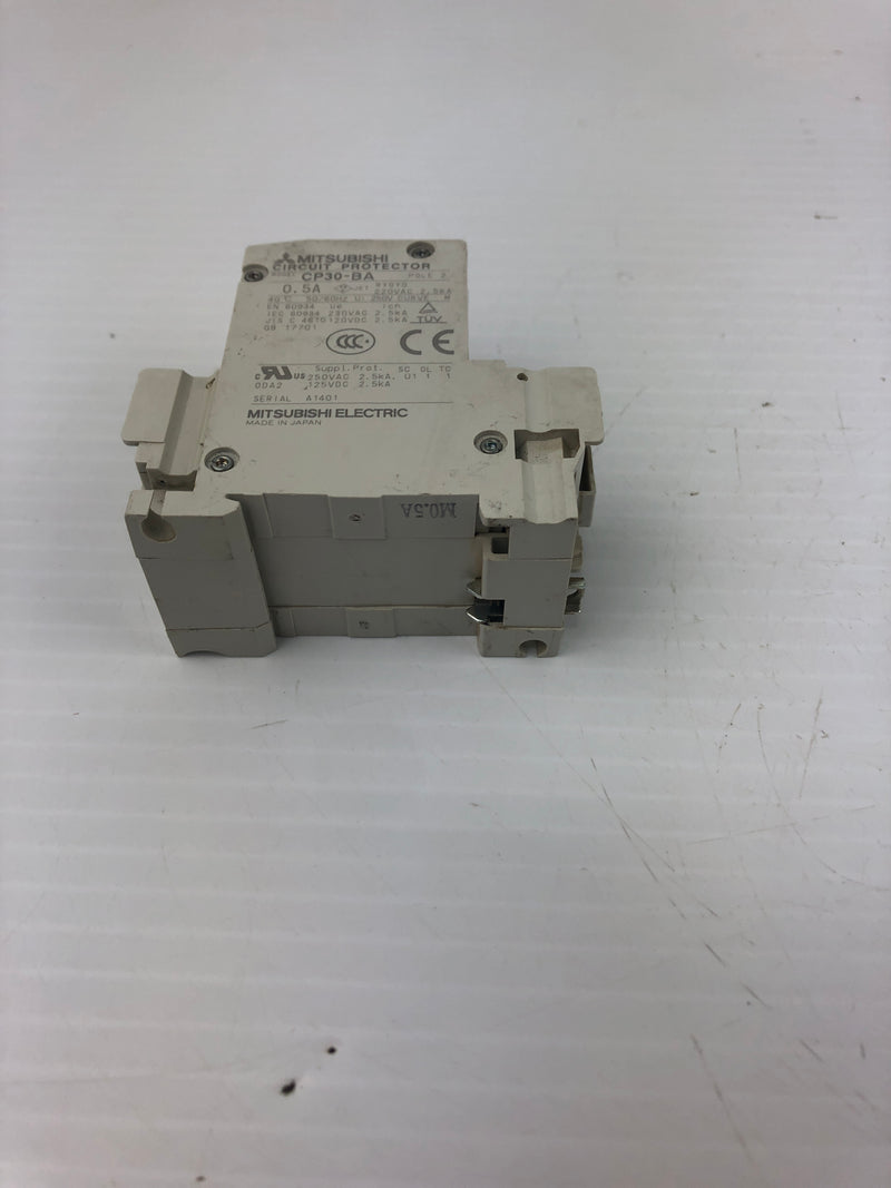 Mitsubishi Electric CP30-BA Circuit Protector 2 Pole 0.5A 220VAC