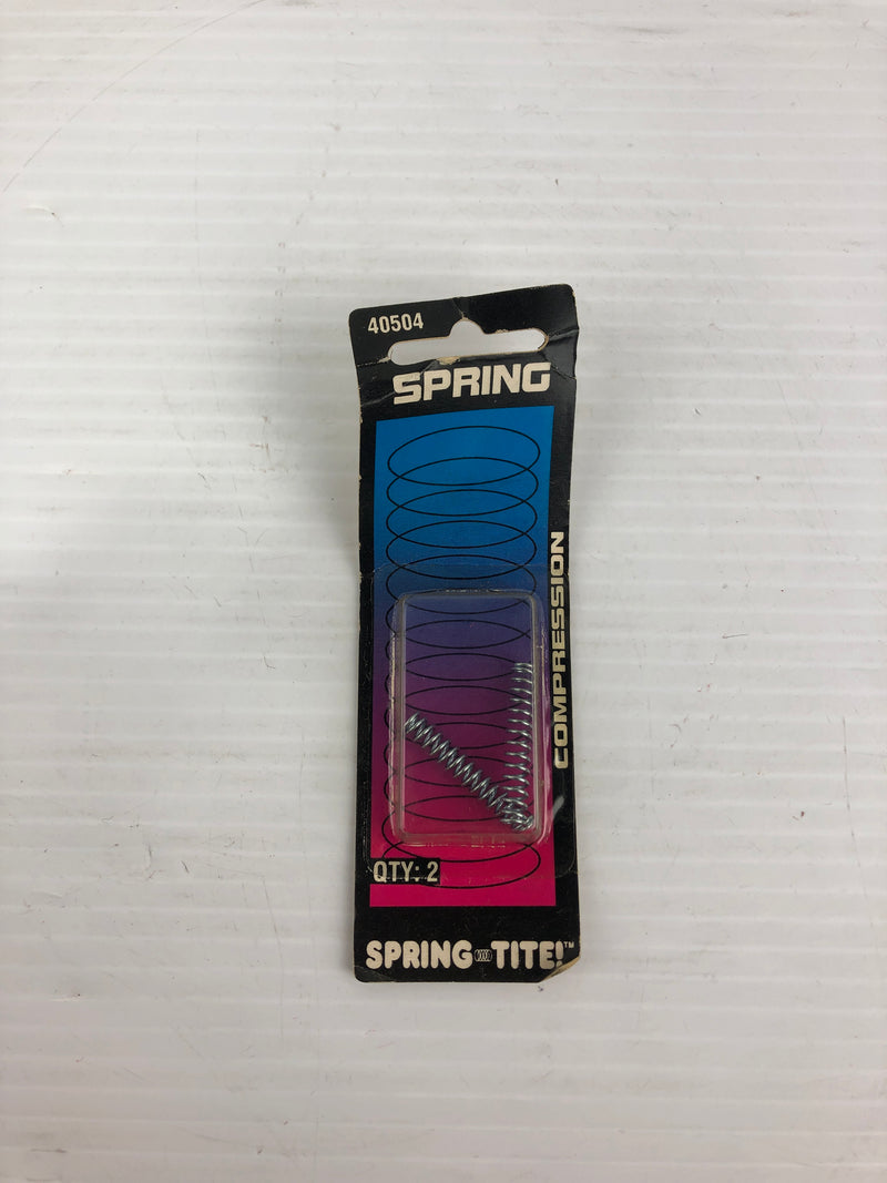 Spring-Tite 40504 Compression Spring 1-1/4" x 7/32" x .032" - Box of 2