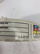 Lab Safety Supply Inc 17135 H F R PE Chemical Label Roll