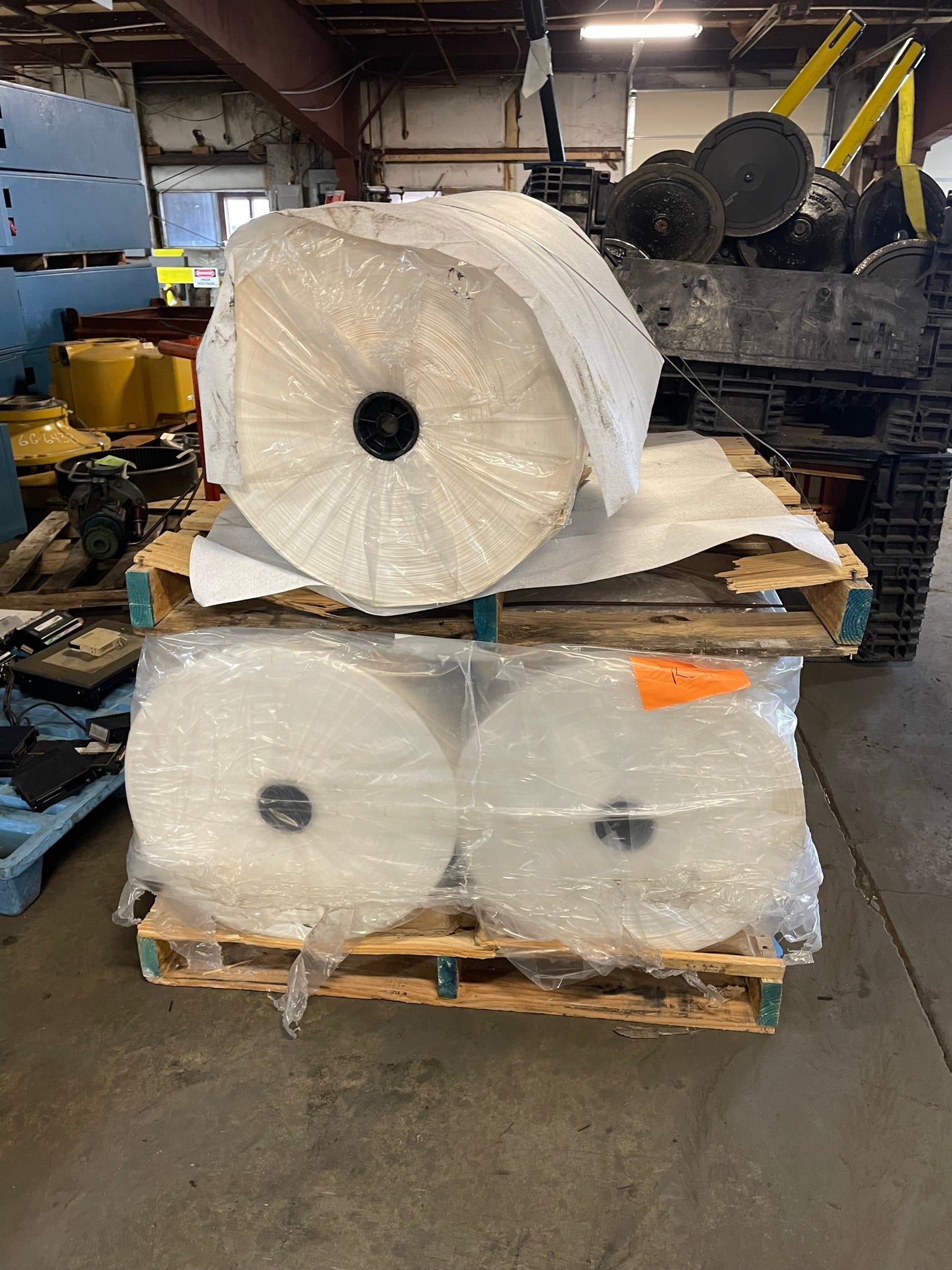 CF B-Wind Sheeting Plastic White 31.5-54" Wide For RVs, Boats, Vehicle Wrap