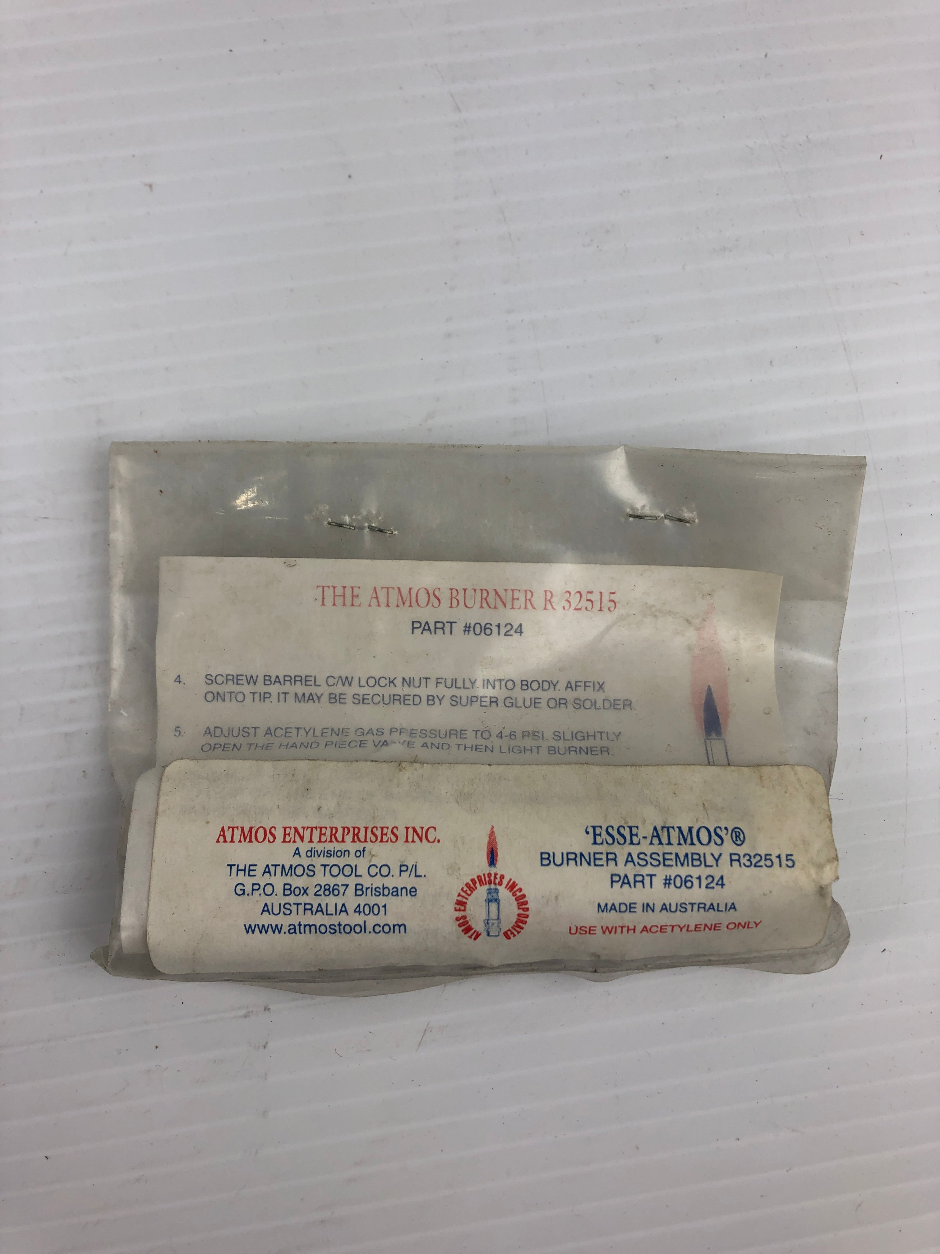 The Atmos Burner R 32515 Brazing Tip