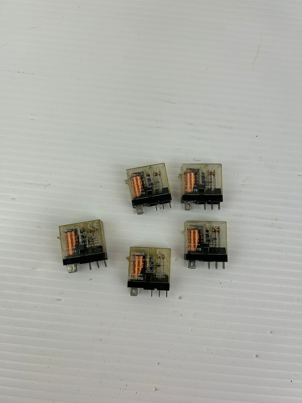 Omron G2R-1-S Relay SPDT 10A Industrial Control - Lot of 5