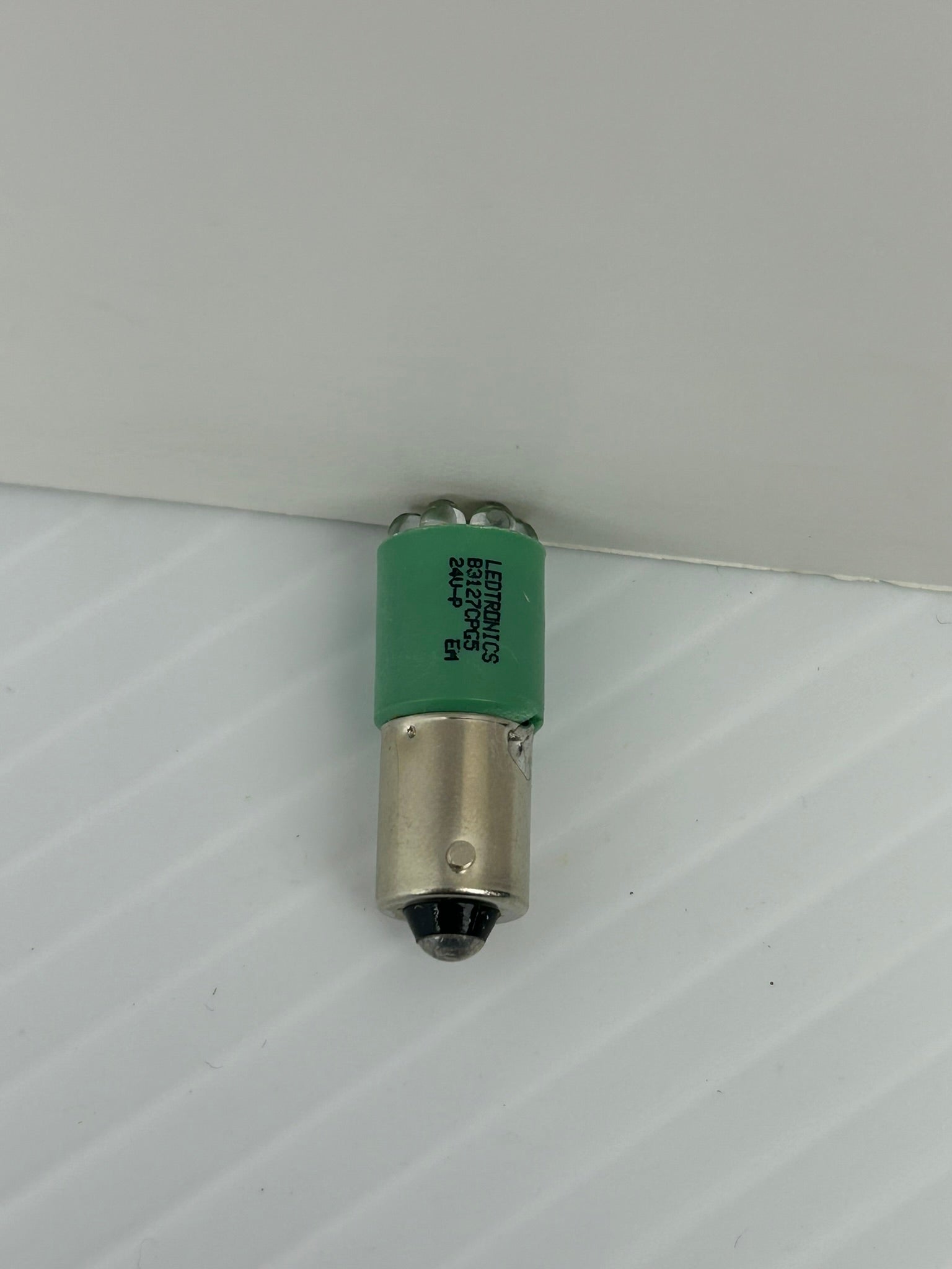 Ledtronics B3127CPG5 Mini Green LED Lamp Light Bulb 24V - Lot of 7