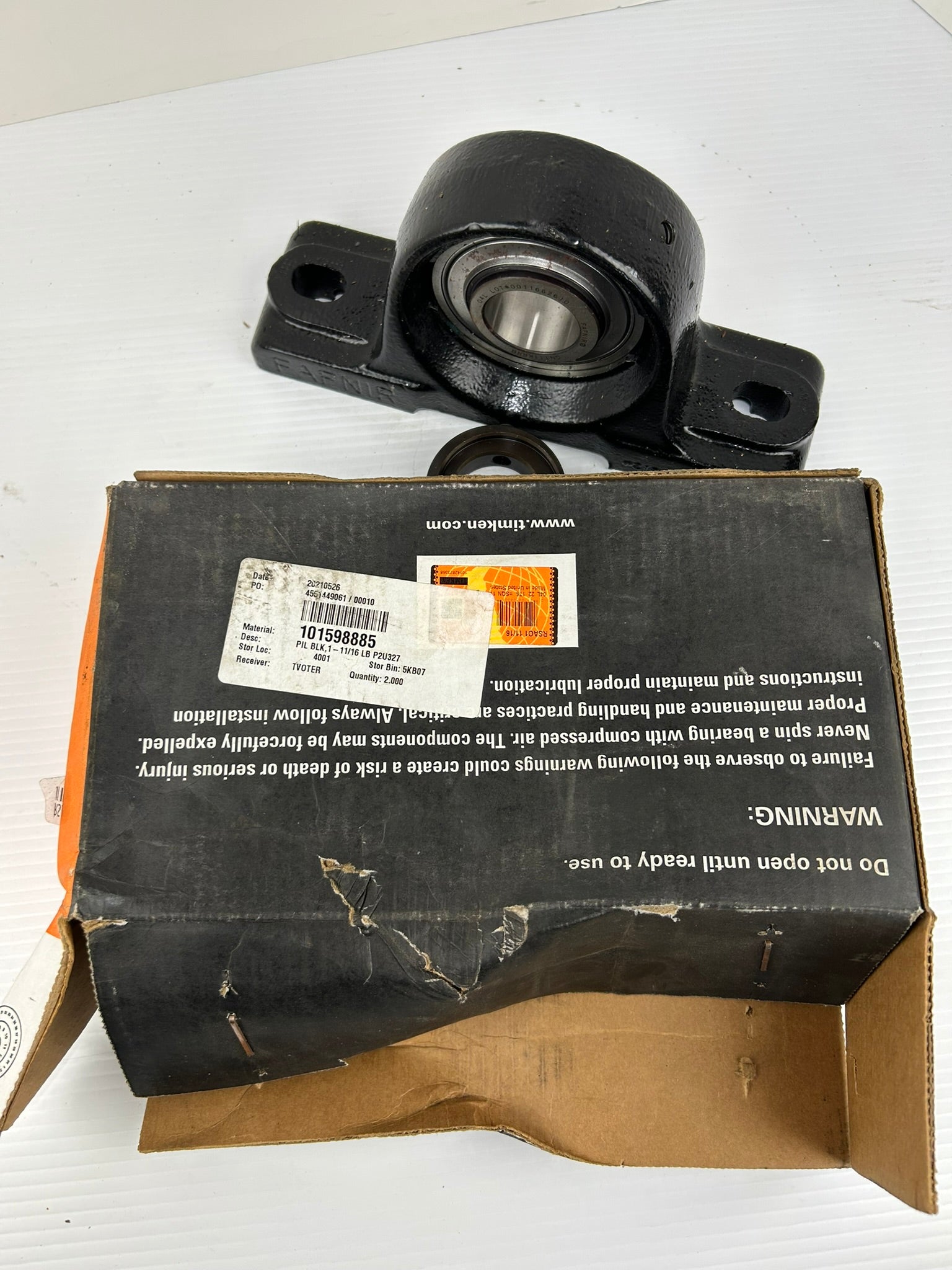 Timken RSAO1 11/16 Fafnir Pillow Block Bearing 101598885 LB P2U327