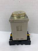 Omron H3BA-8 Timer Relay With Base .0-5sec. 250VAC 5A 50/60 Hz