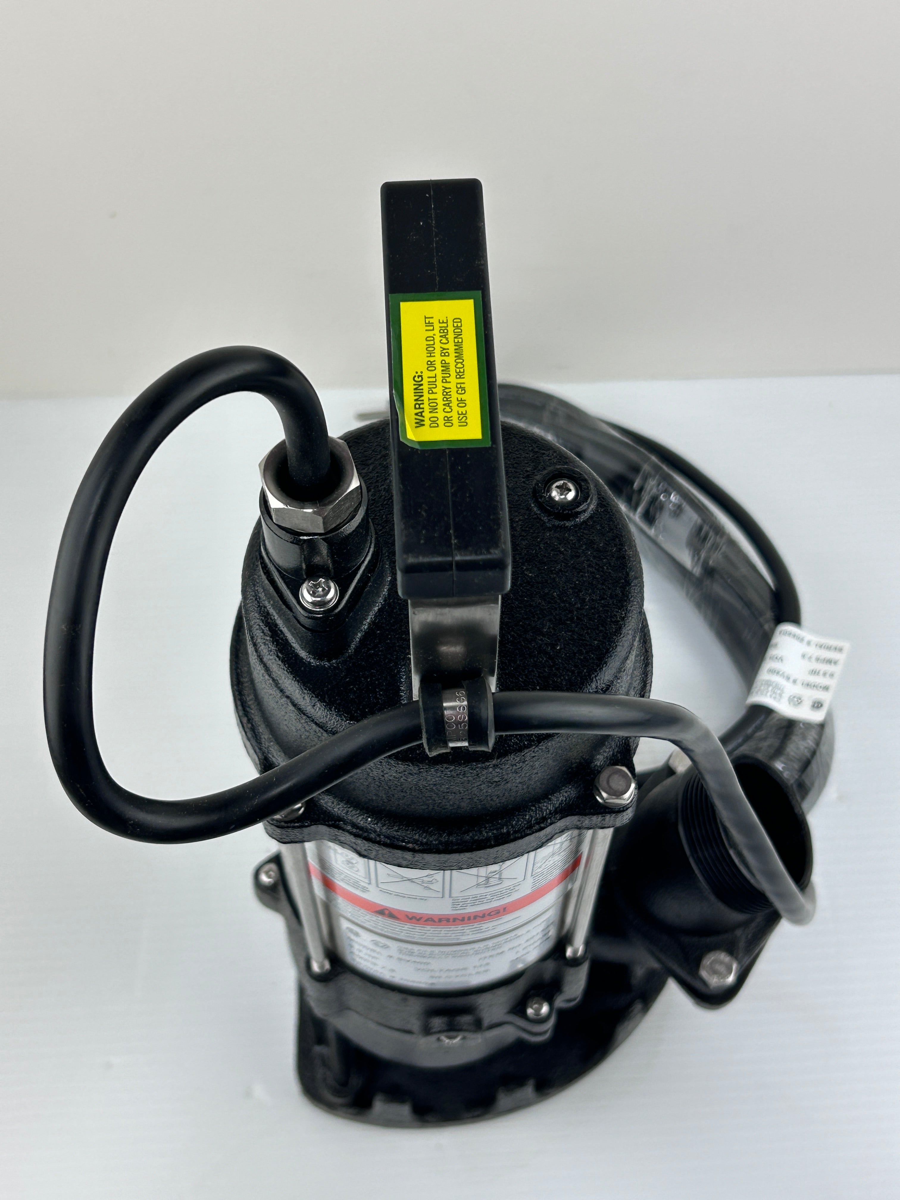 BJM Electrical Submersible Pump SV400 0.5HP 115V 1PH 7.6A 60CYC 3450 RPM 201528