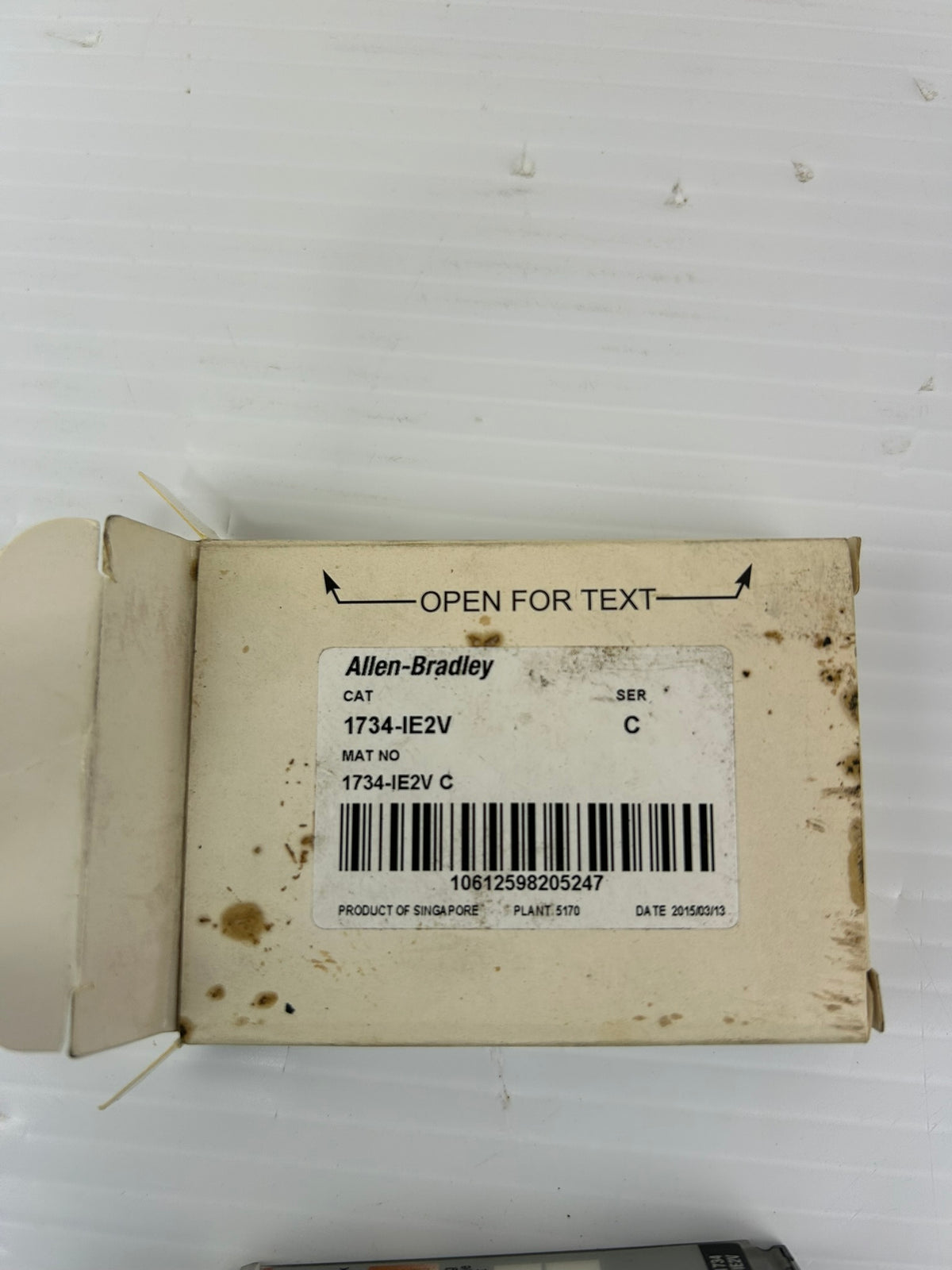 Allen-Bradley 1734-IE2V Input Module Ser C POINT I/O 2-Ch Analog Voltage FW3.004