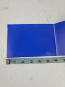 Blank Inventory Rectangle Labels Royal Blue 4 x 6" - Partial Roll