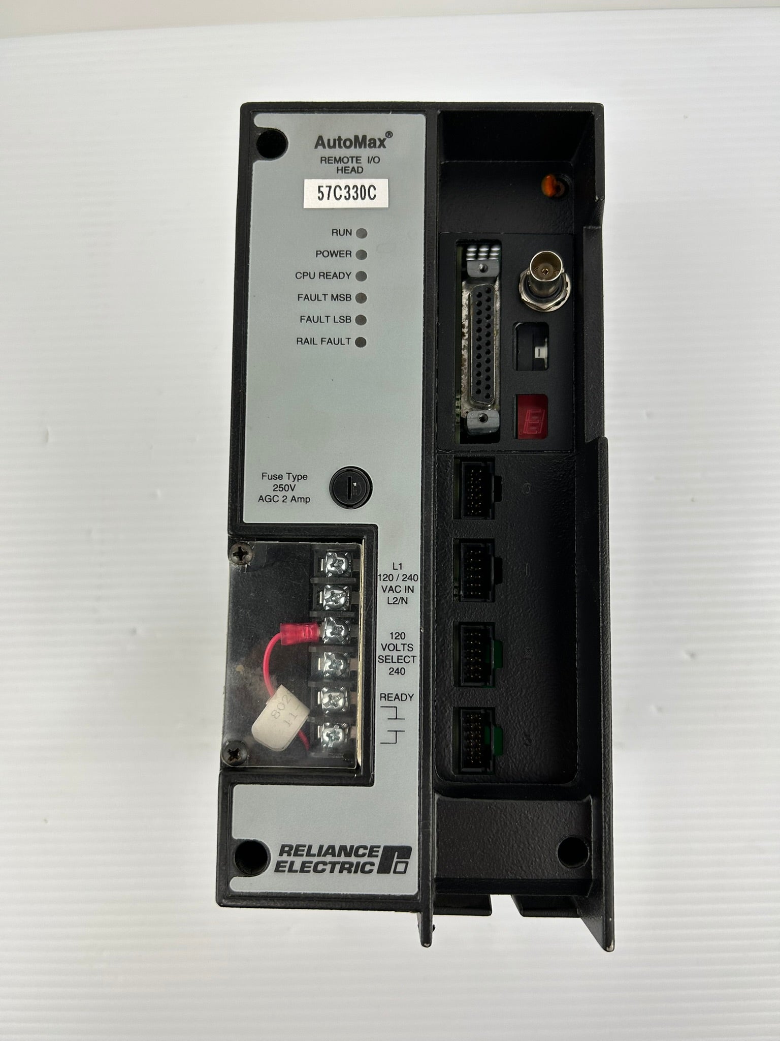 Reliance Electric 57C330C Automax Remote I/O Head 804100-RX J-3730