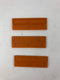 WAGO 282 Terminal End Barriers Orange (Lot of 3)