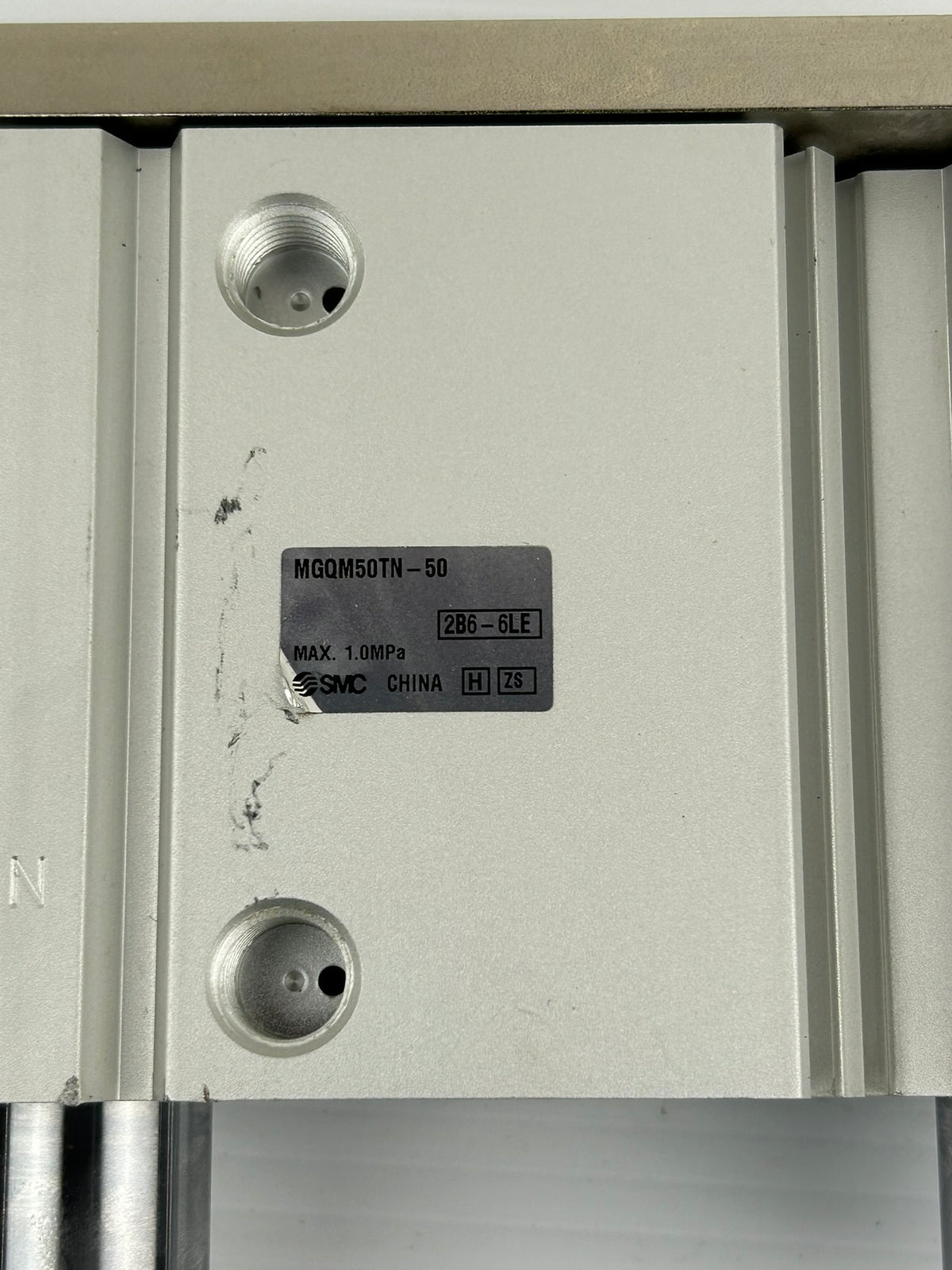 SMC MGQM50TN-50 Compact Guide Cylinder 50mm Bore 50mm Stroke Pneumatic 1.0MPa