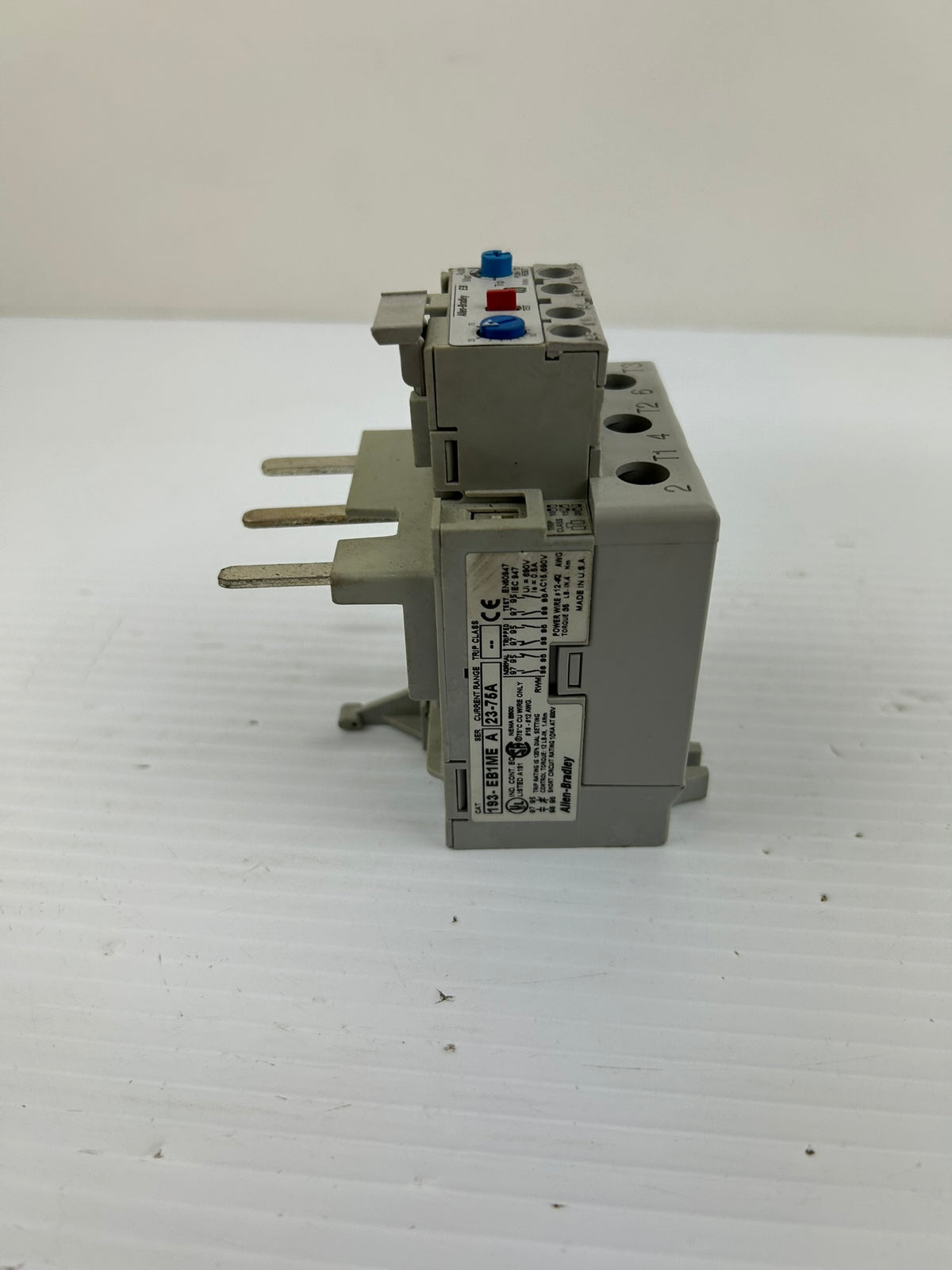 Allen-Bradley 193-EB1ME Series A EB Electronic Overload Relay 23-75A