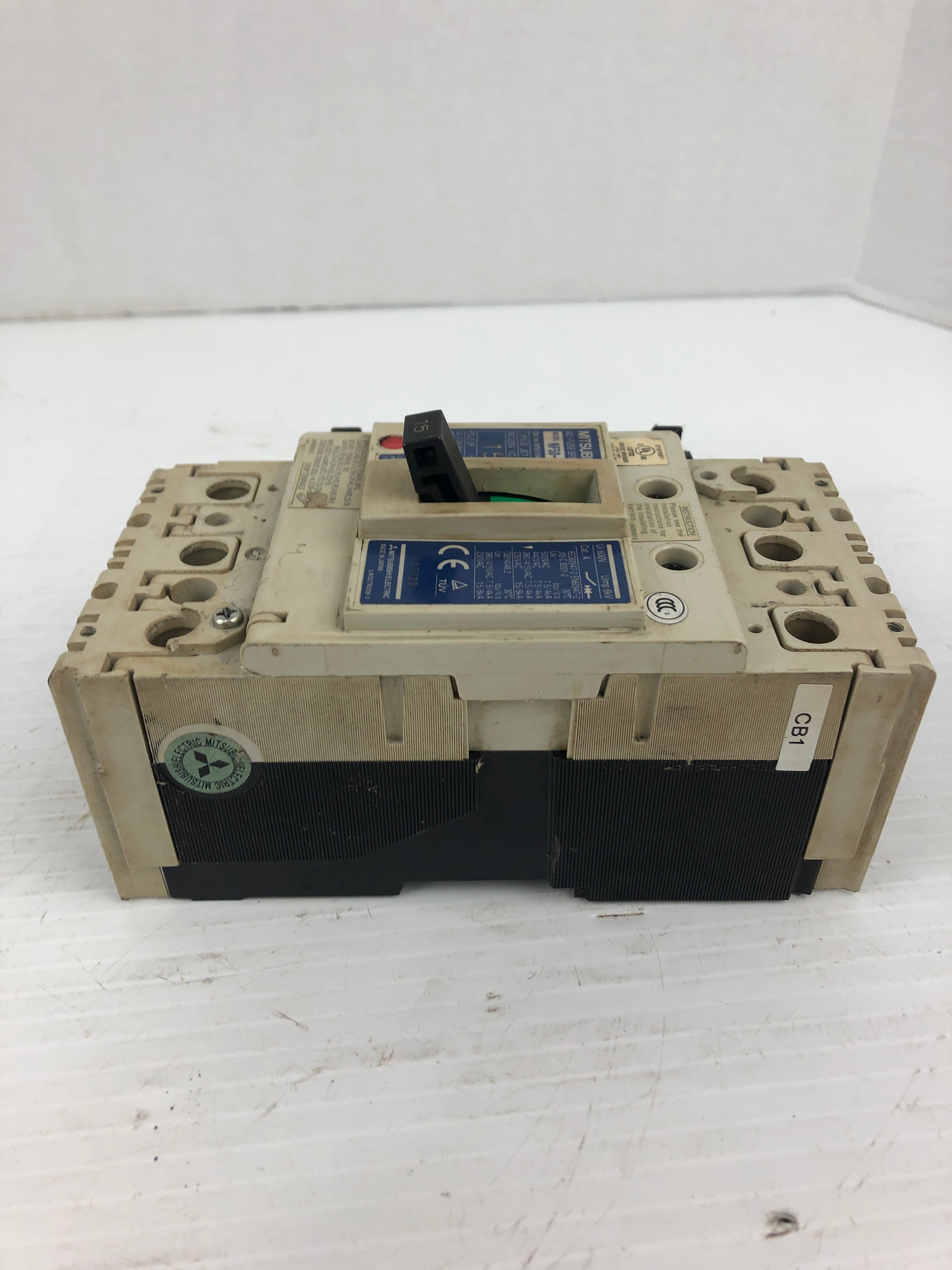 Mitsubishi NF50-SWU No-Fuse Breaker 15A 3P 50/60Hz