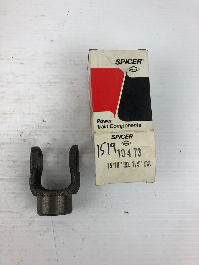 Spicer 10-4 73 End Yoke 15/16" RD 1/4" KW