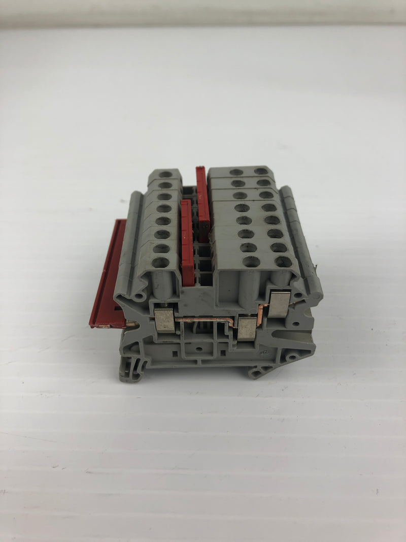 Phoenix UT 4-TWIN Terminal Block 600V 4mm² 30A - Lot of 8