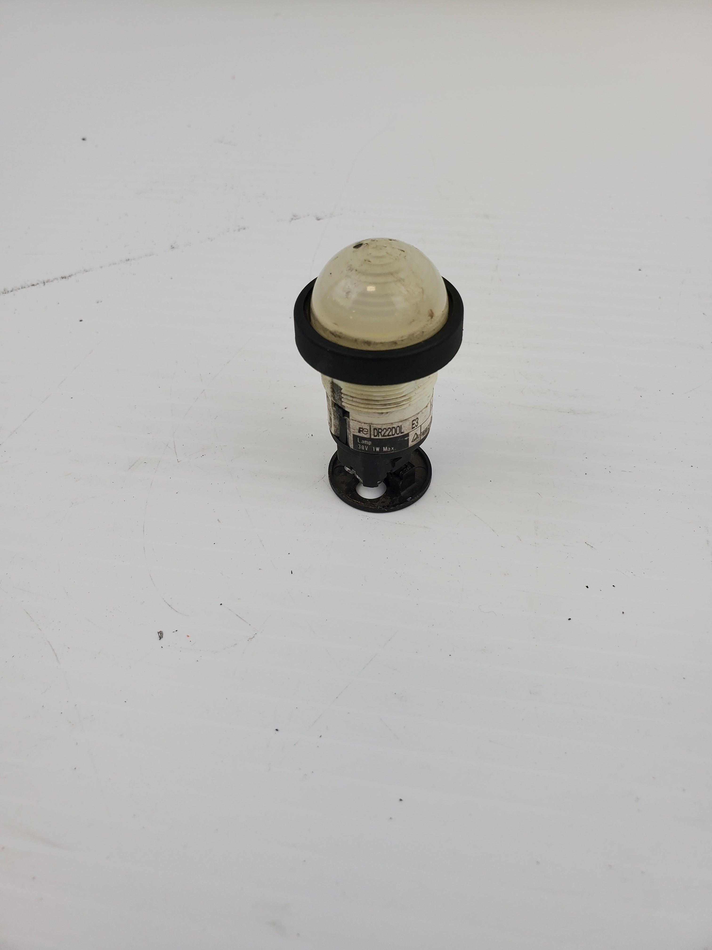 Fuji Electric DR22D0L White/Clear Indicator Light 30V 1W Max