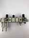 Rexroth Pneumatic Pressure System with Gauges and Lubricators R412006014
