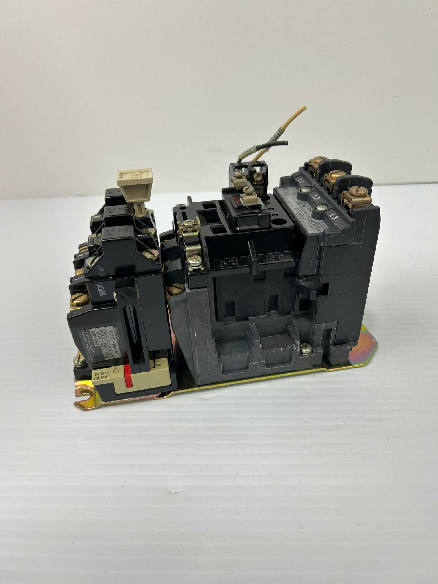 Allen Bradley 509-B0D Motor Starter Series B Size 1 with 595-A Series B